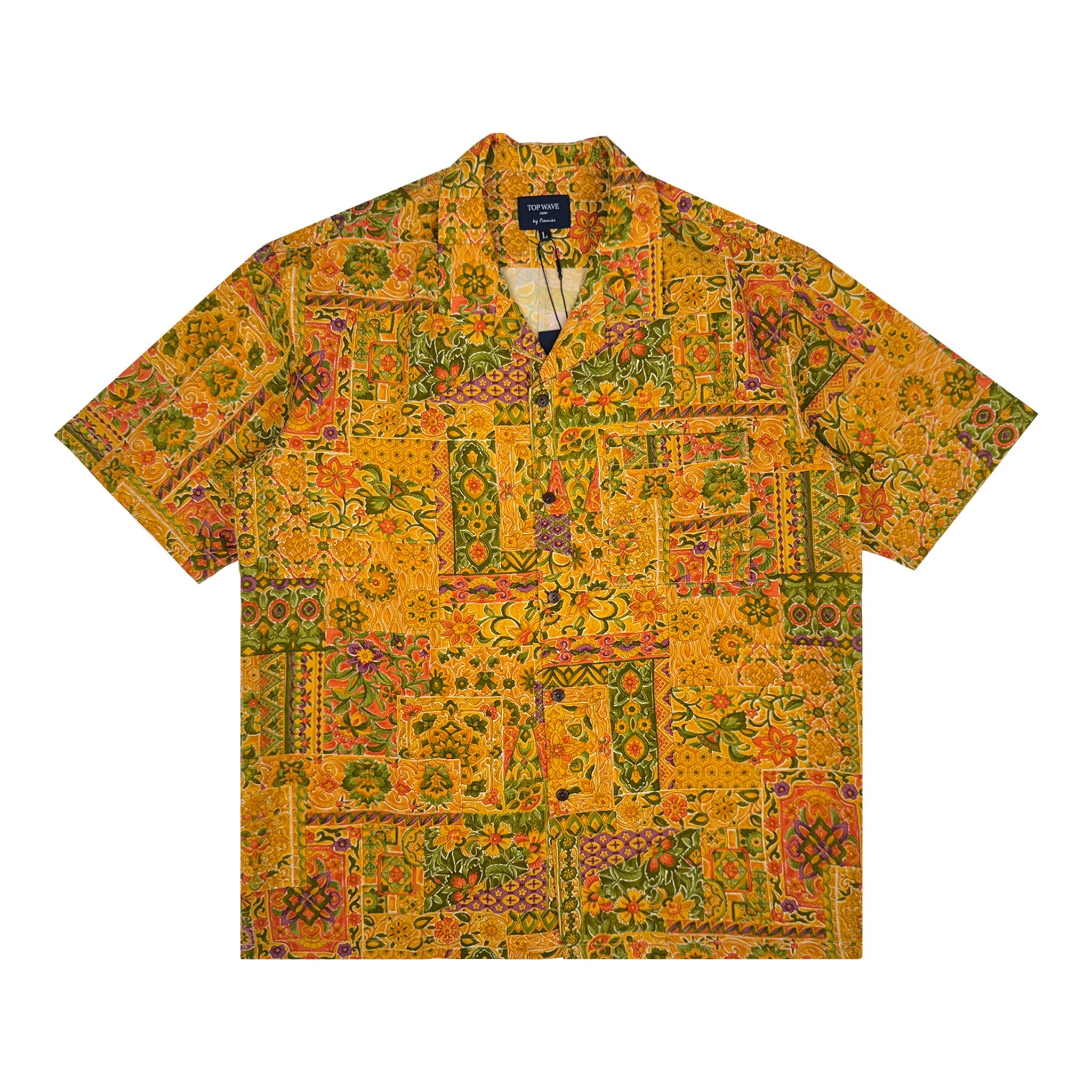 着物アロハシャツ メンズ L AHVN-L333