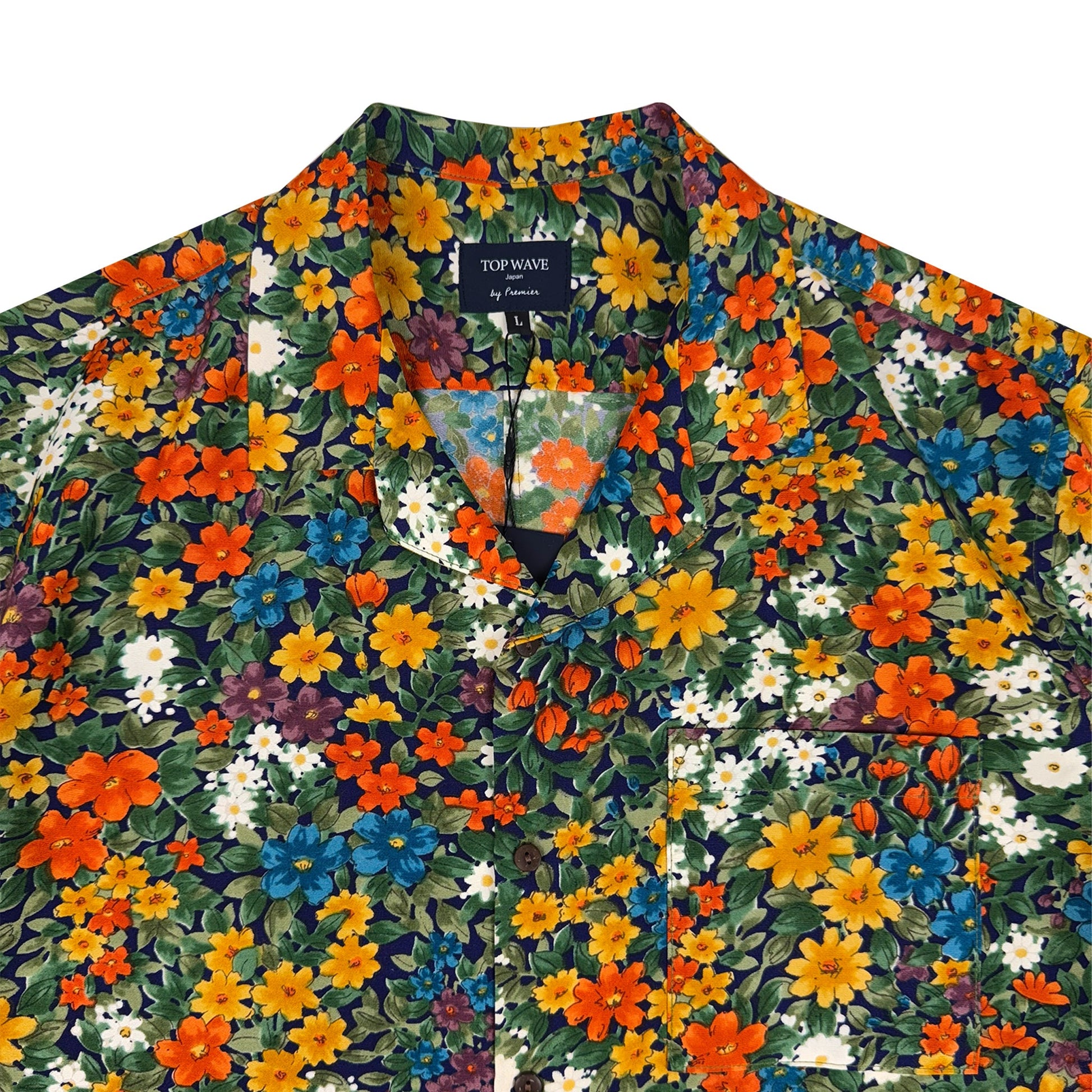 着物アロハシャツ メンズ L AHVN-L334-3