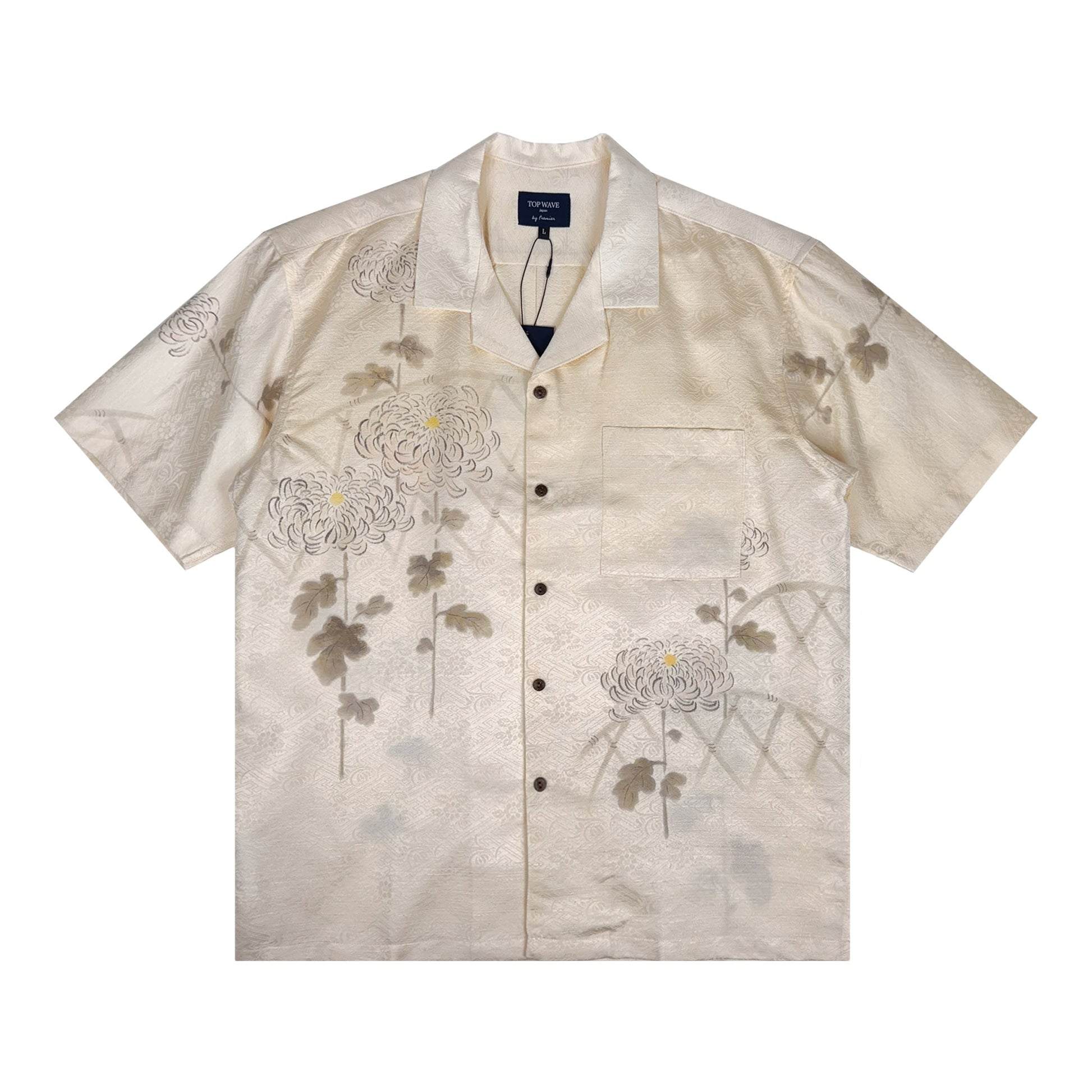 着物アロハシャツ メンズ L AHVN-L335-1