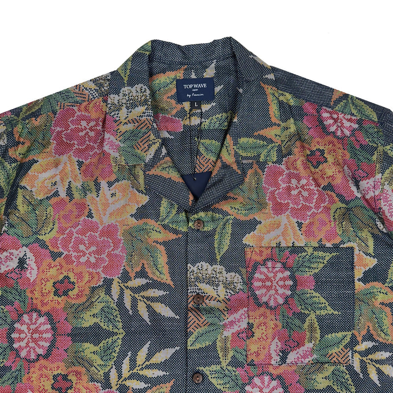 着物アロハシャツ メンズ L AHVN-L337-zoom-