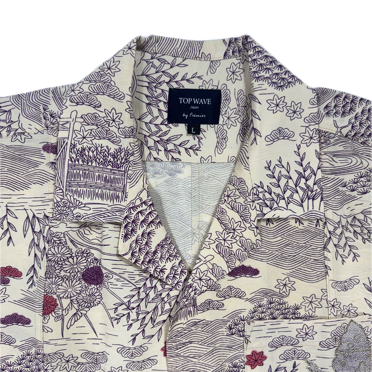 着物アロハシャツ メンズ L AHVN-L34-zoom-3