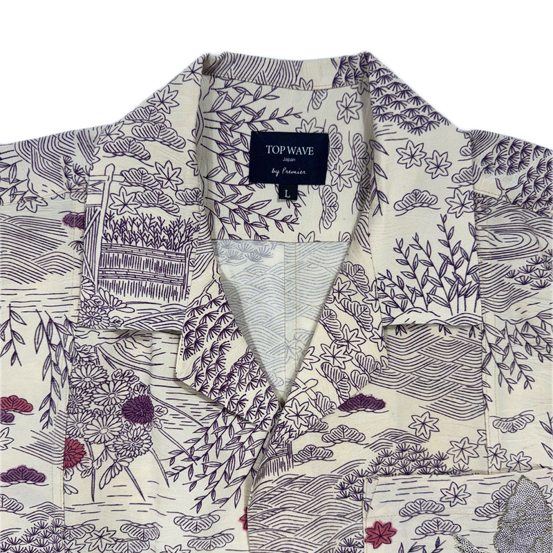 着物アロハシャツ メンズ L AHVN-L34-zoom-