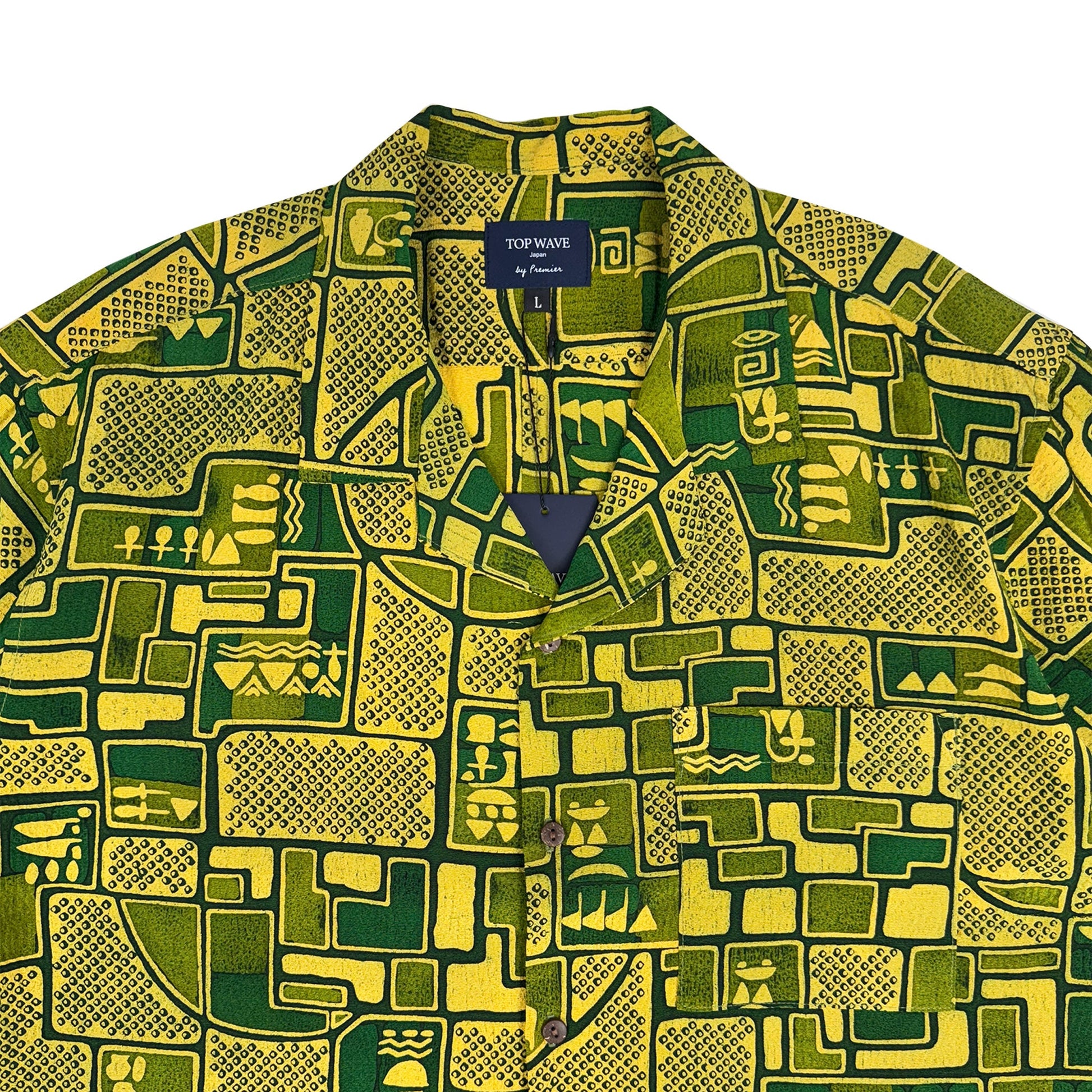 着物アロハシャツ メンズ L AHVN-L340-3