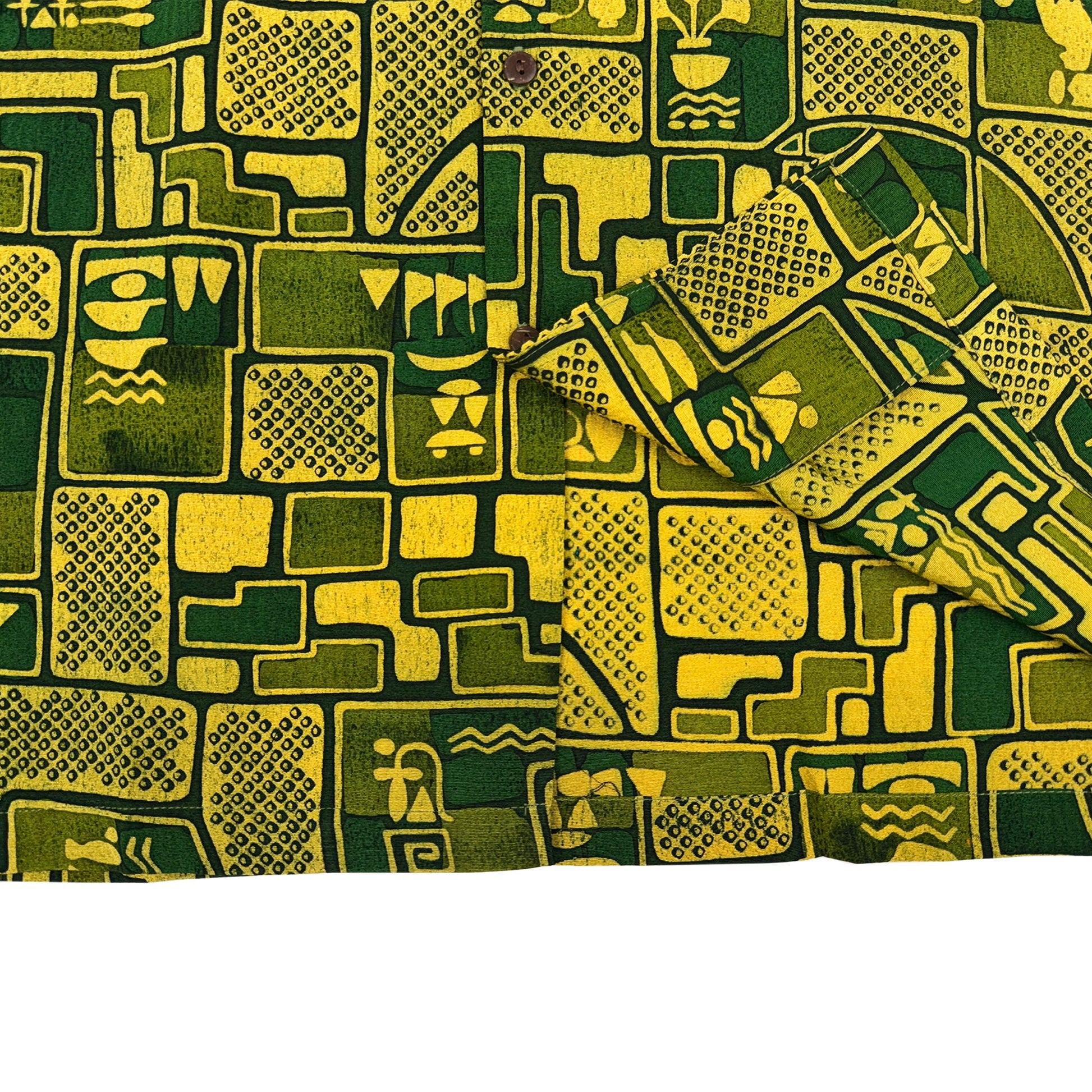 着物アロハシャツ メンズ L AHVN-L340-5