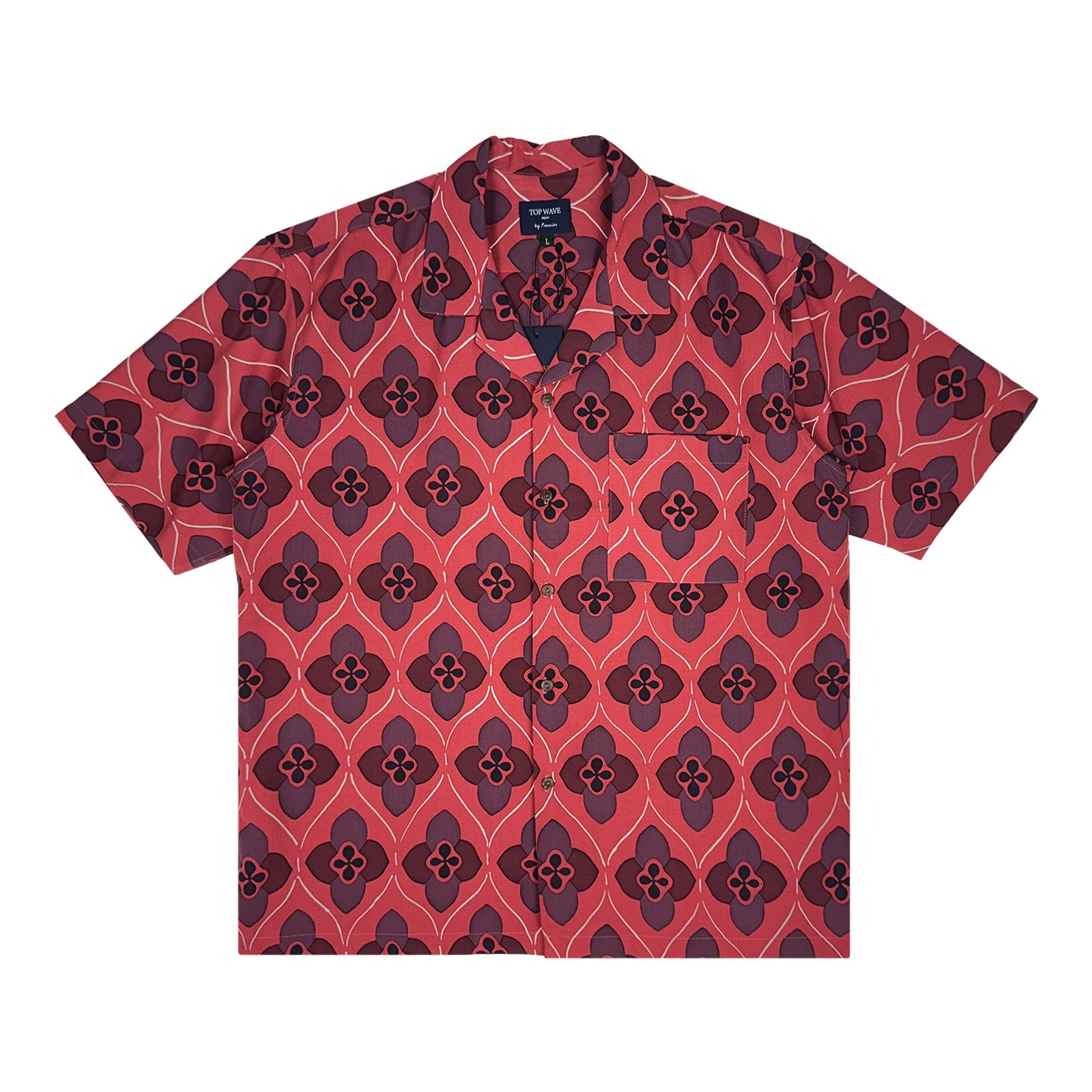 着物アロハシャツ メンズ L AHVN-L341-1