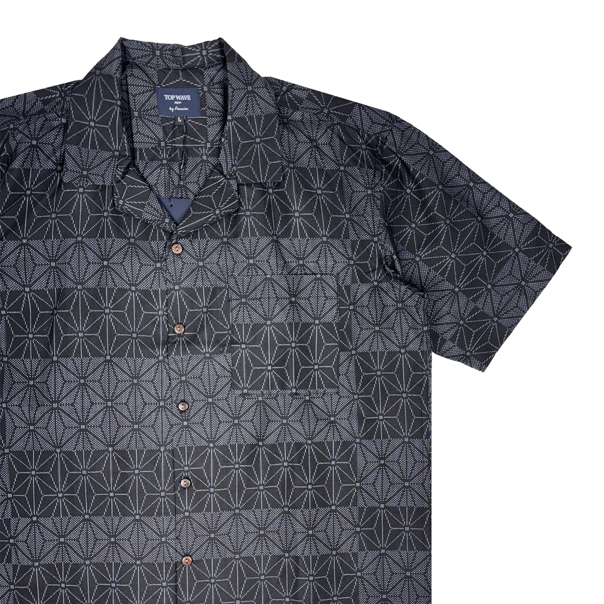 着物アロハシャツ メンズ L AHVN-L342-4