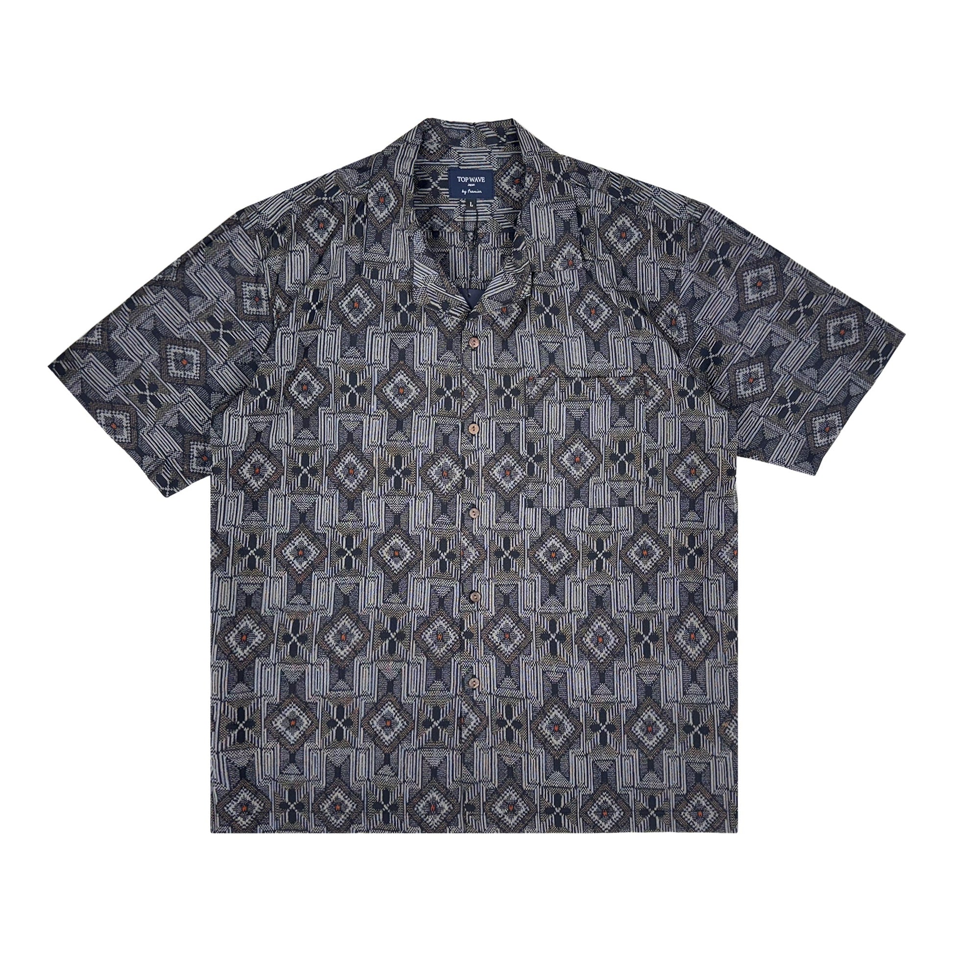 着物アロハシャツ メンズ L AHVN-L344-1