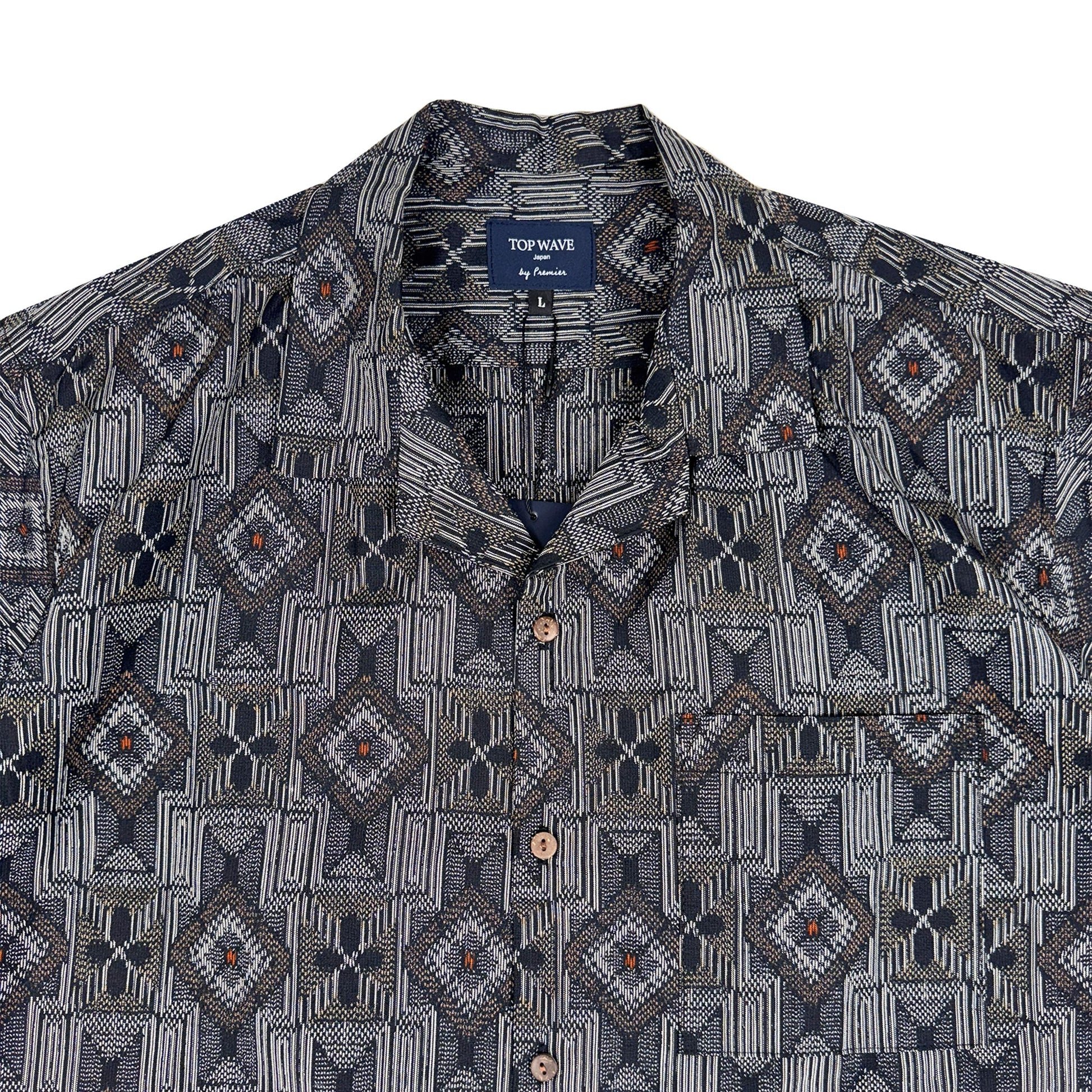 着物アロハシャツ メンズ L AHVN-L344-3