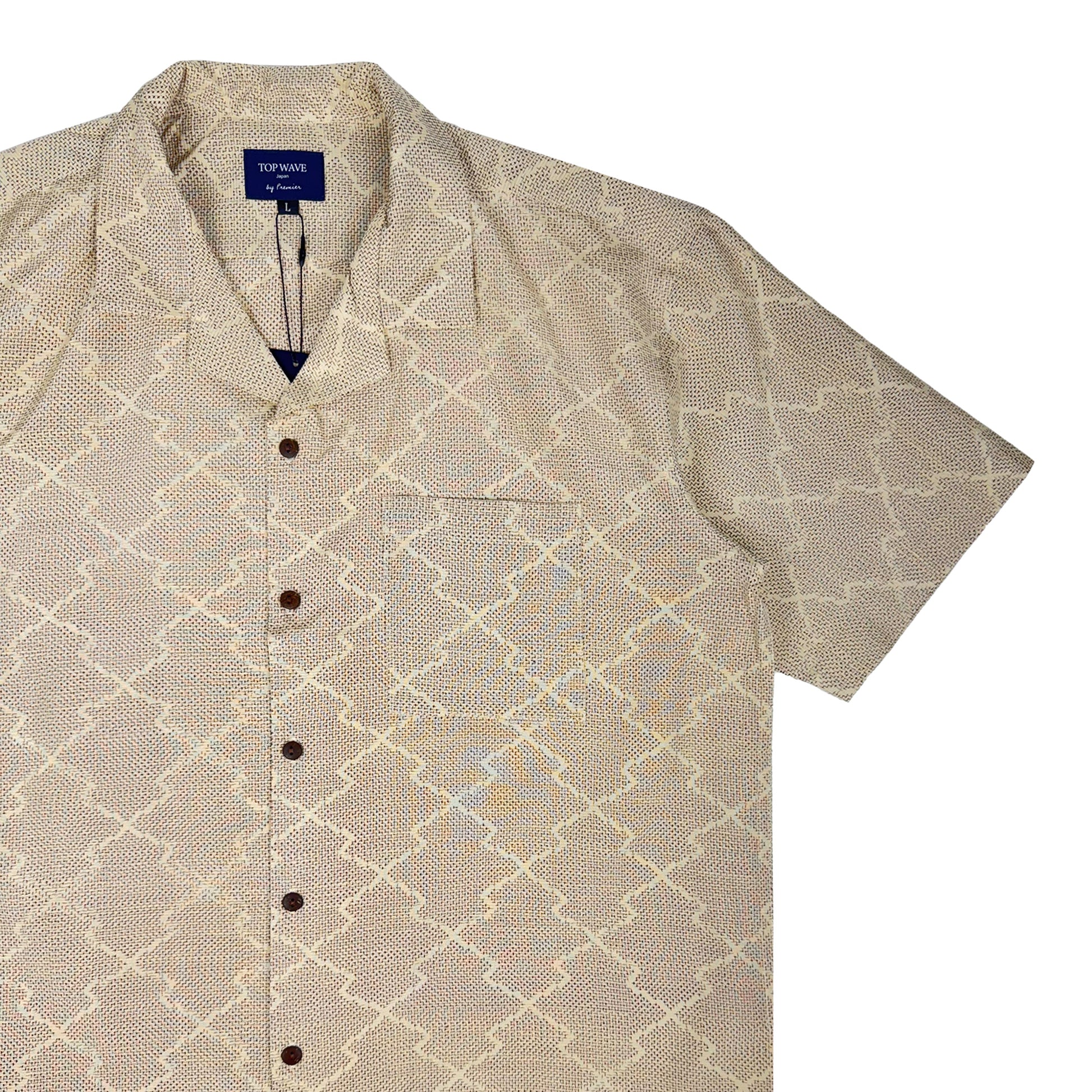 着物アロハシャツ メンズ L AHVN-L345-4