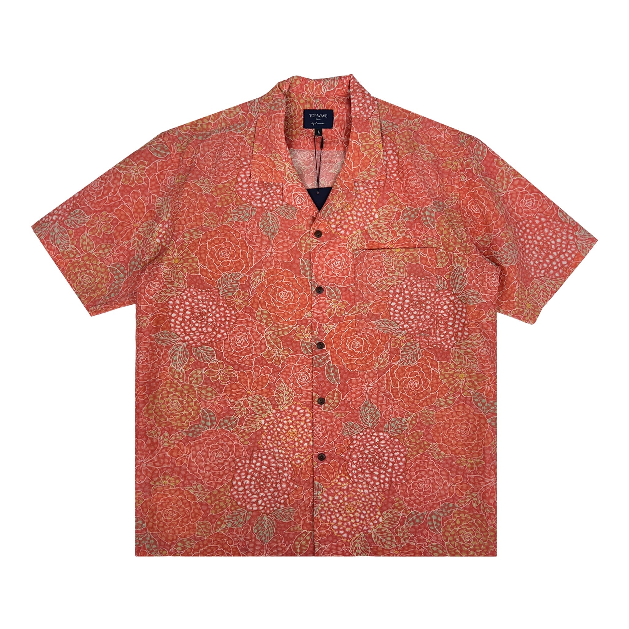 着物アロハシャツ メンズ L AHVN-L346