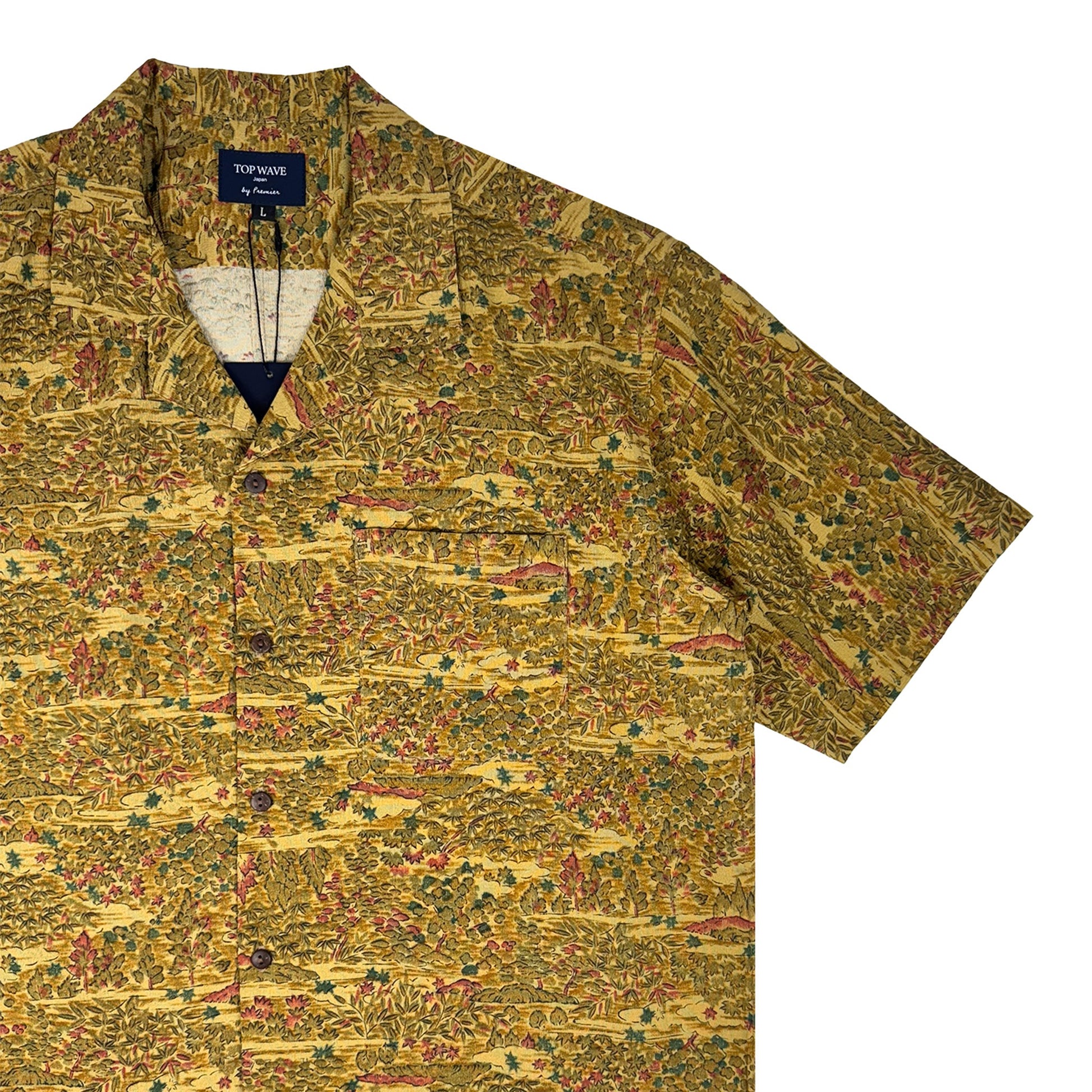 着物アロハシャツ メンズ L AHVN-L347-4