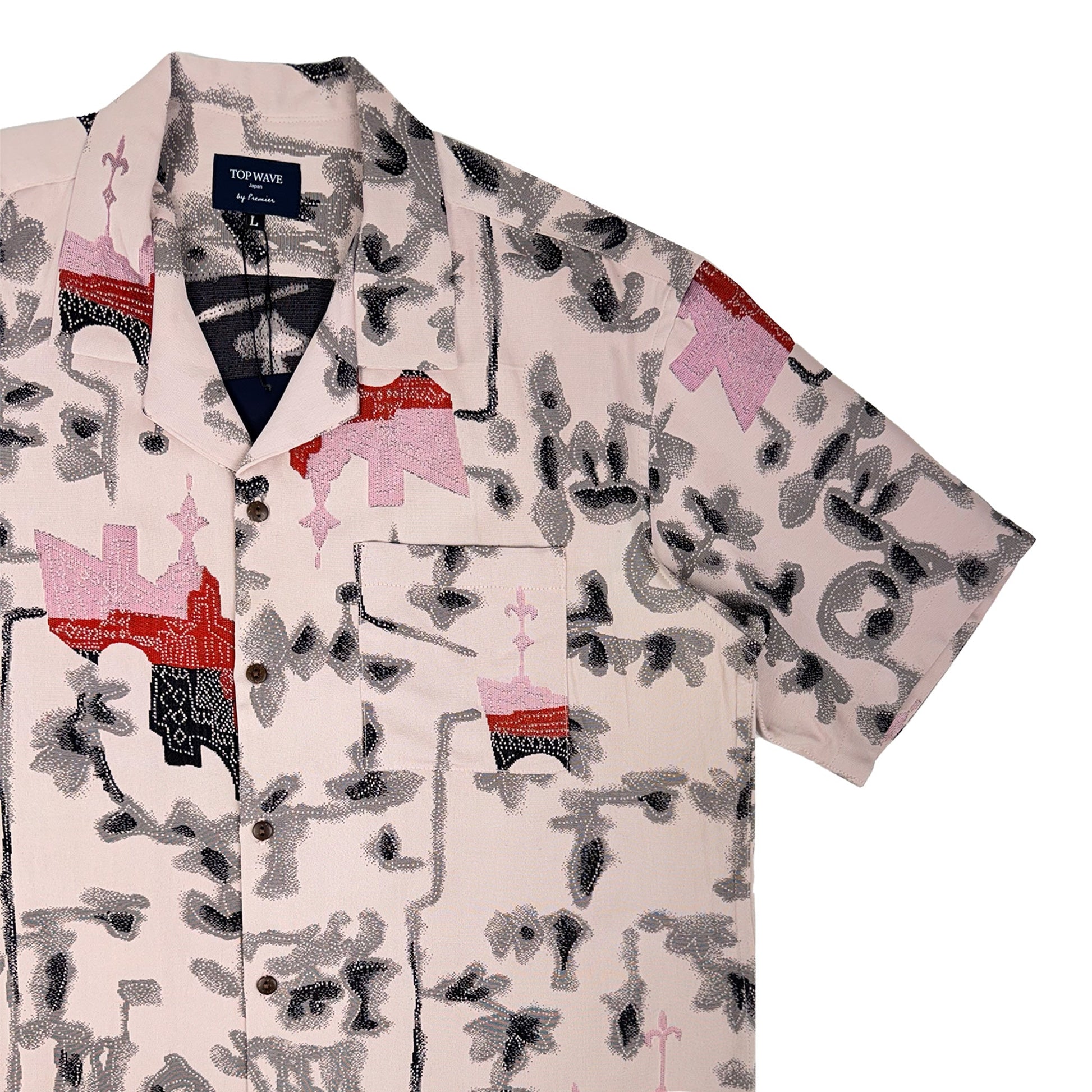 着物アロハシャツ メンズ L AHVN-L349-4