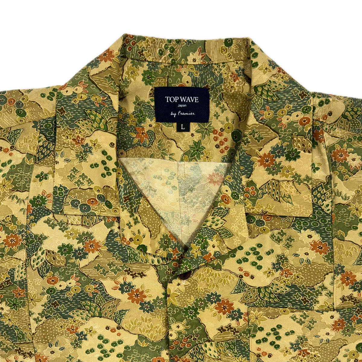 着物アロハシャツ メンズ L AHVN-L35-3