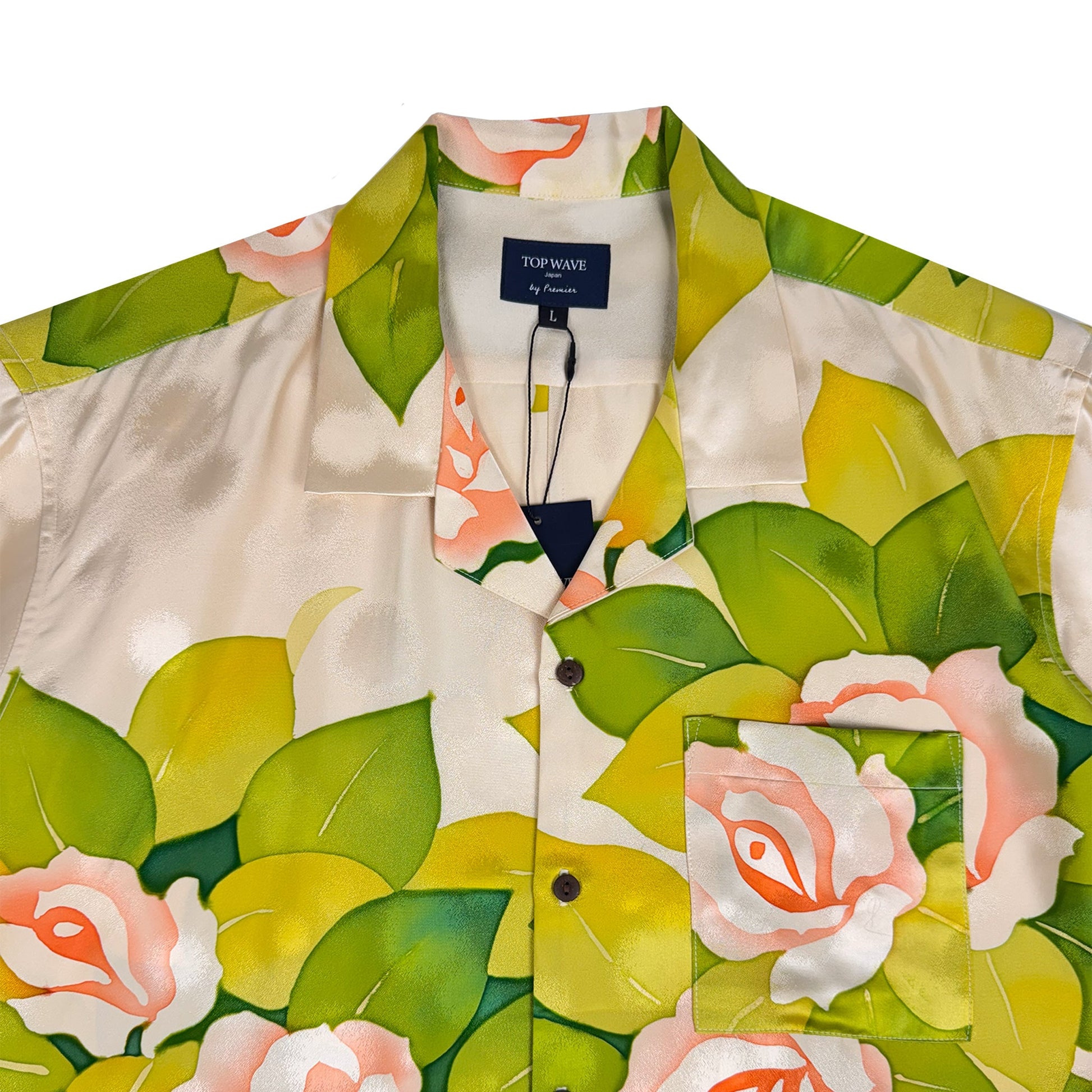 着物アロハシャツ メンズ L AHVN-L350-3
