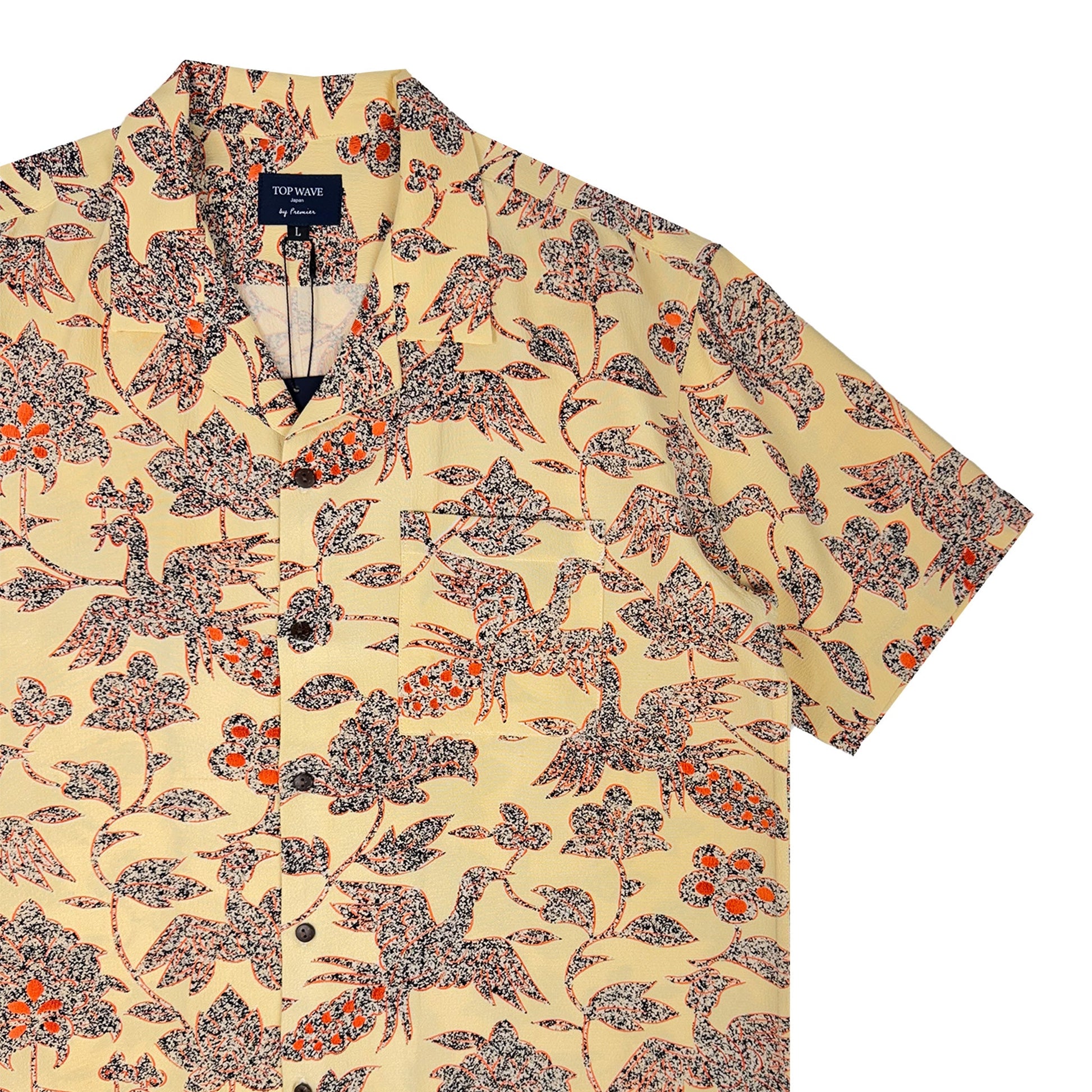 着物アロハシャツ メンズ L AHVN-L356-4