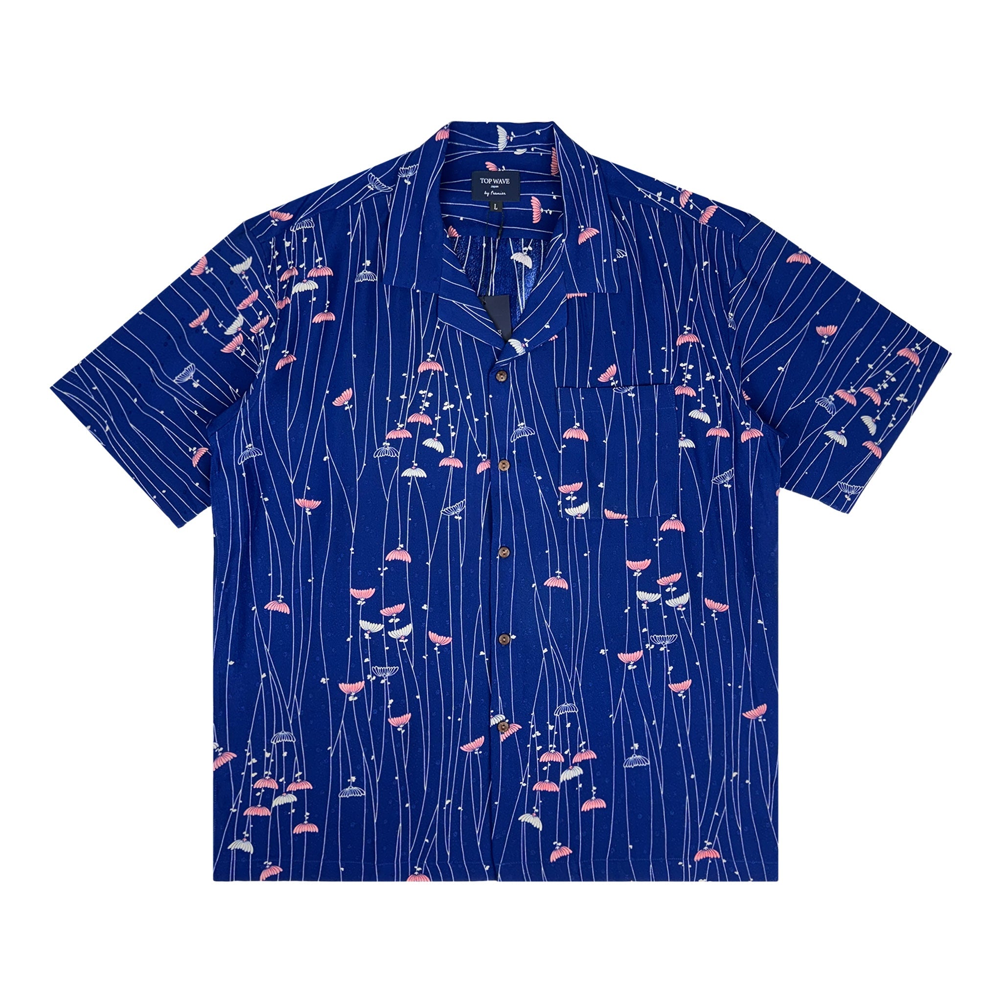 着物アロハシャツ メンズ L AHVN-L357