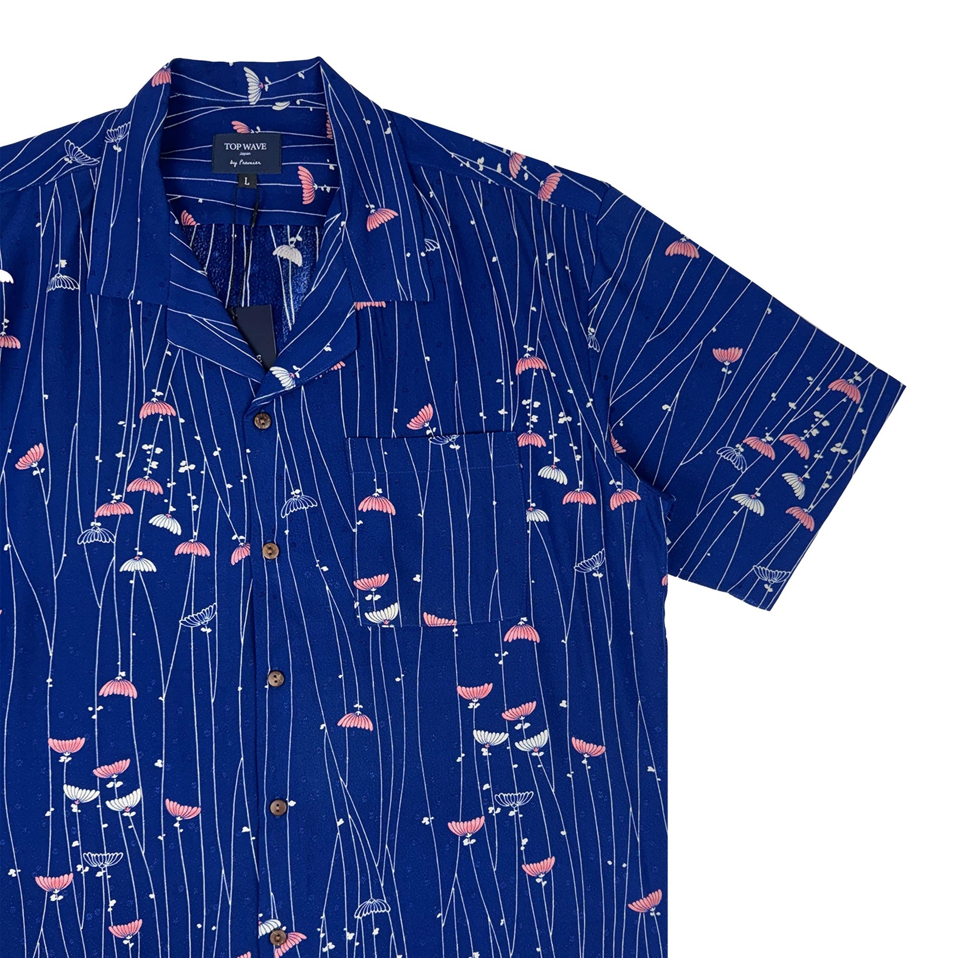 着物アロハシャツ メンズ L AHVN-L357-4