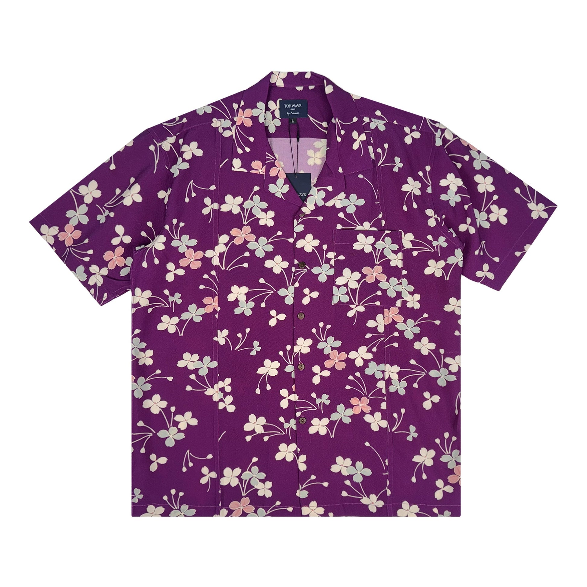 着物アロハシャツ メンズ L AHVN-L358-1