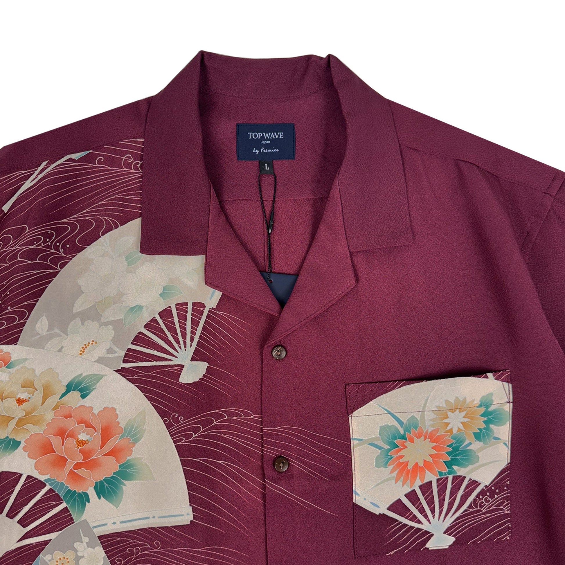 着物アロハシャツ メンズ L AHVN-L363-3