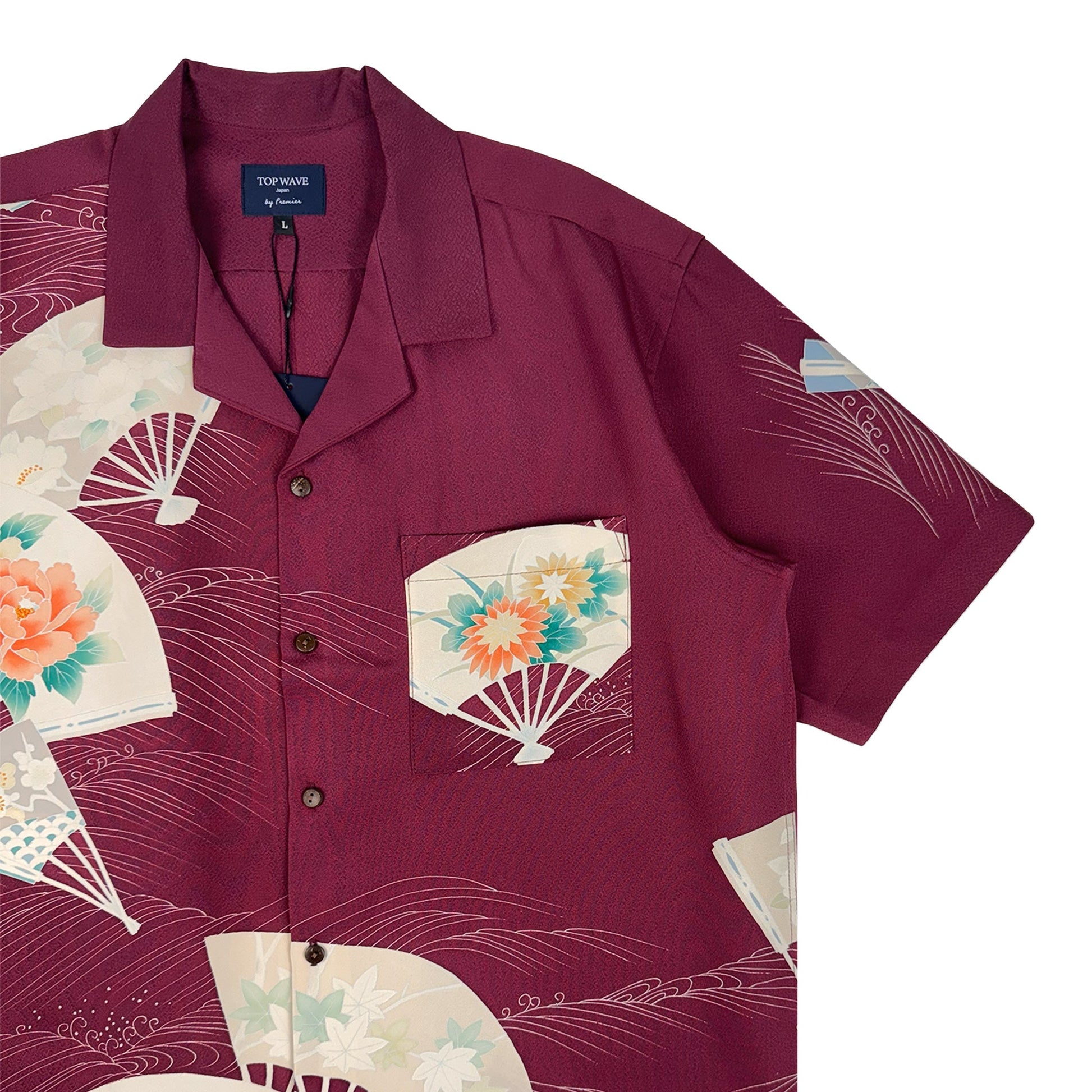 着物アロハシャツ メンズ L AHVN-L363-4