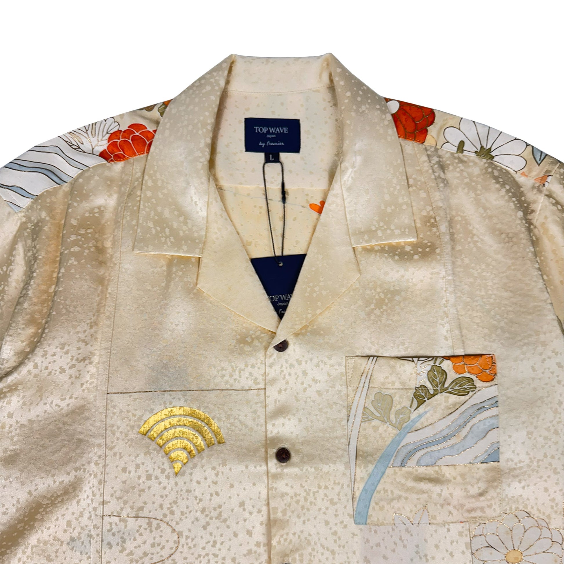 着物アロハシャツ メンズ L AHVN-L365-3