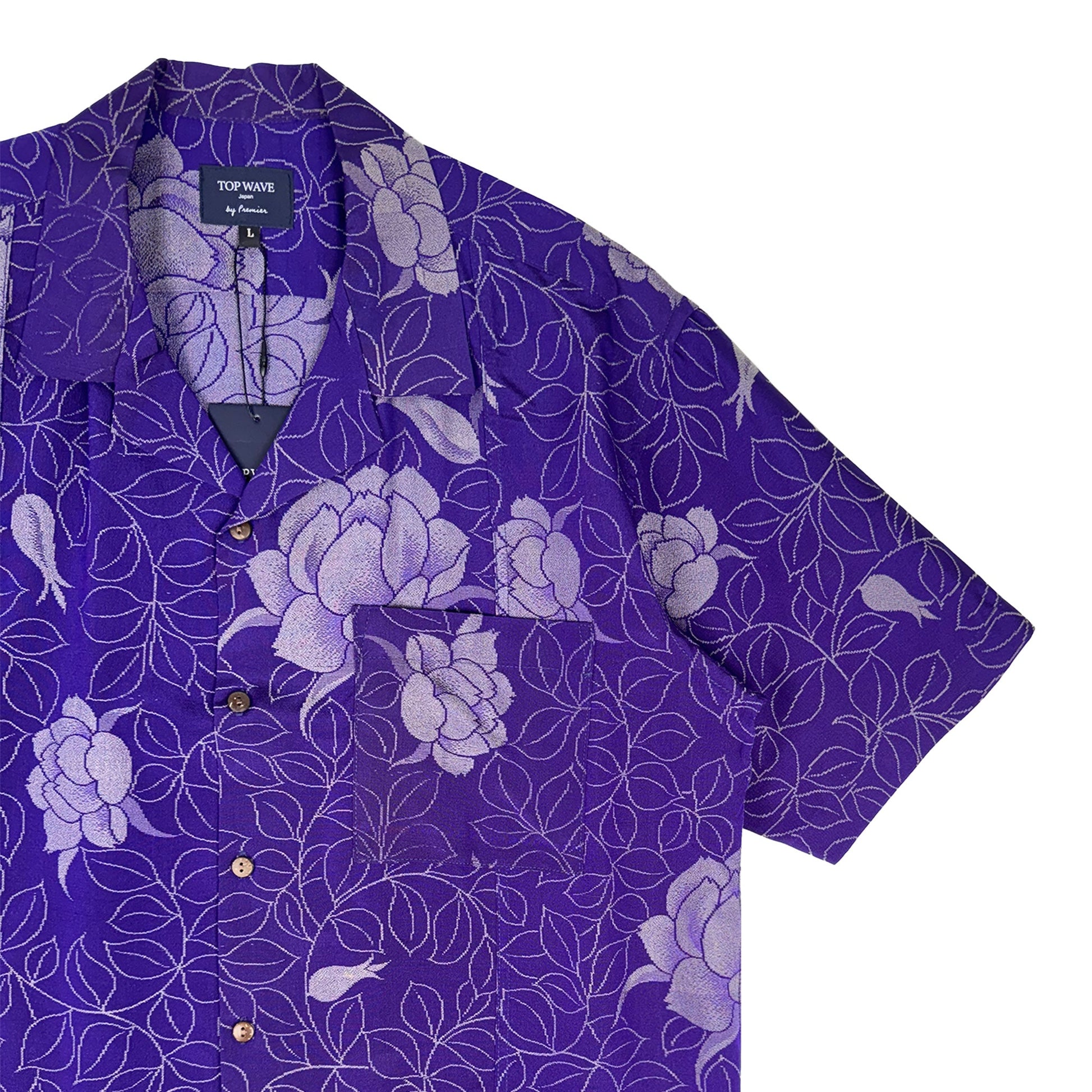 着物アロハシャツ メンズ L AHVN-L368-4