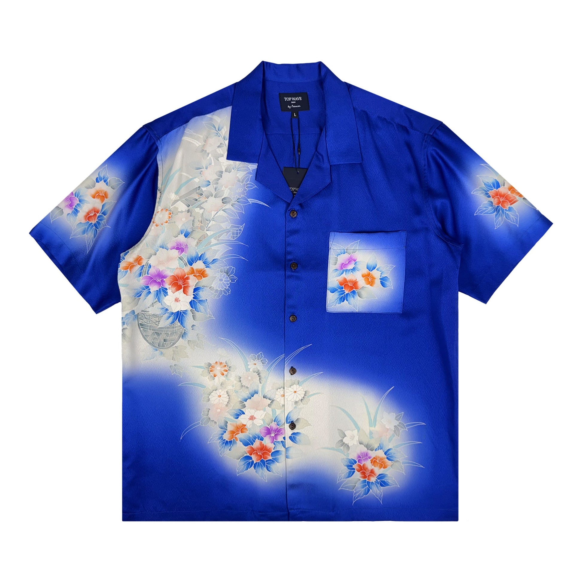 着物アロハシャツ メンズ L AHVN-L370-1