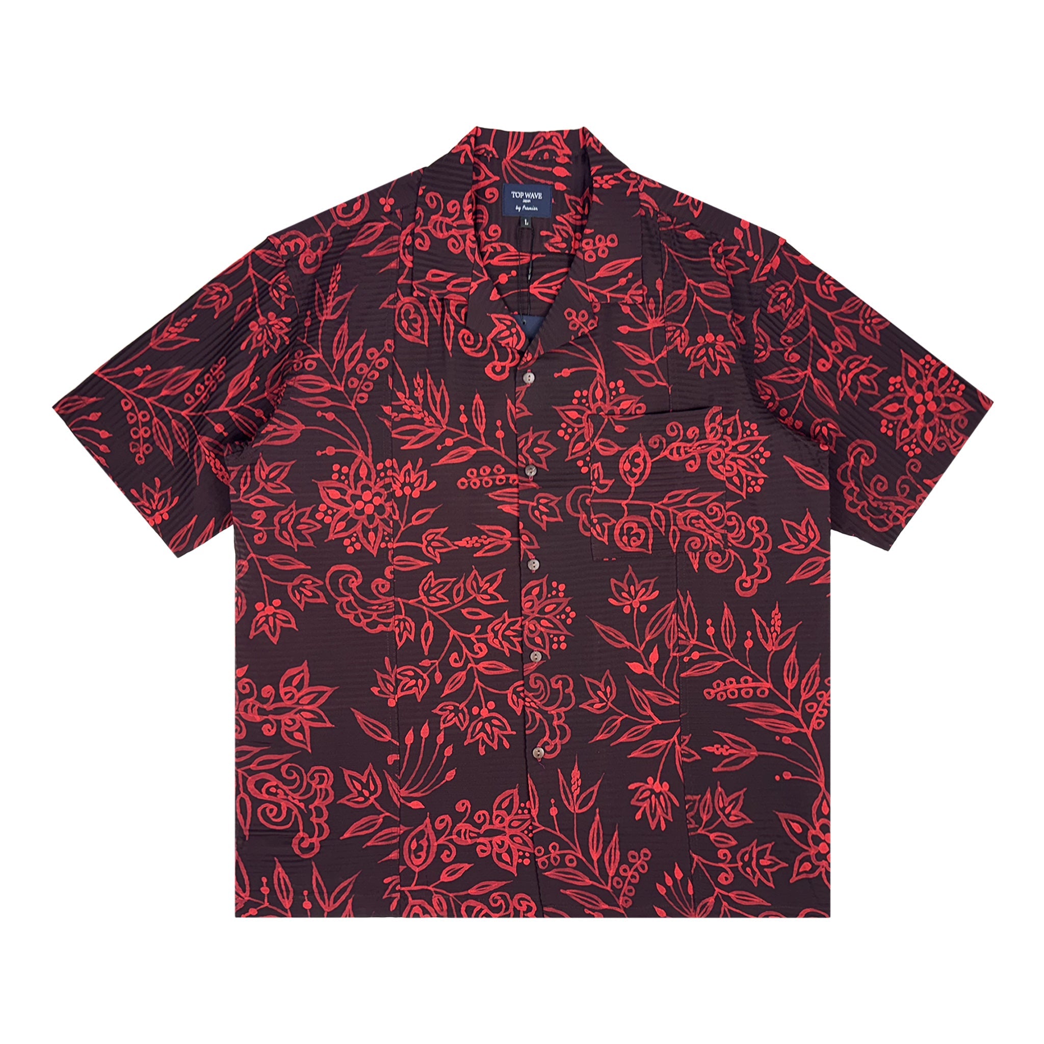 着物アロハシャツ メンズ L AHVN-L372-zoom-1