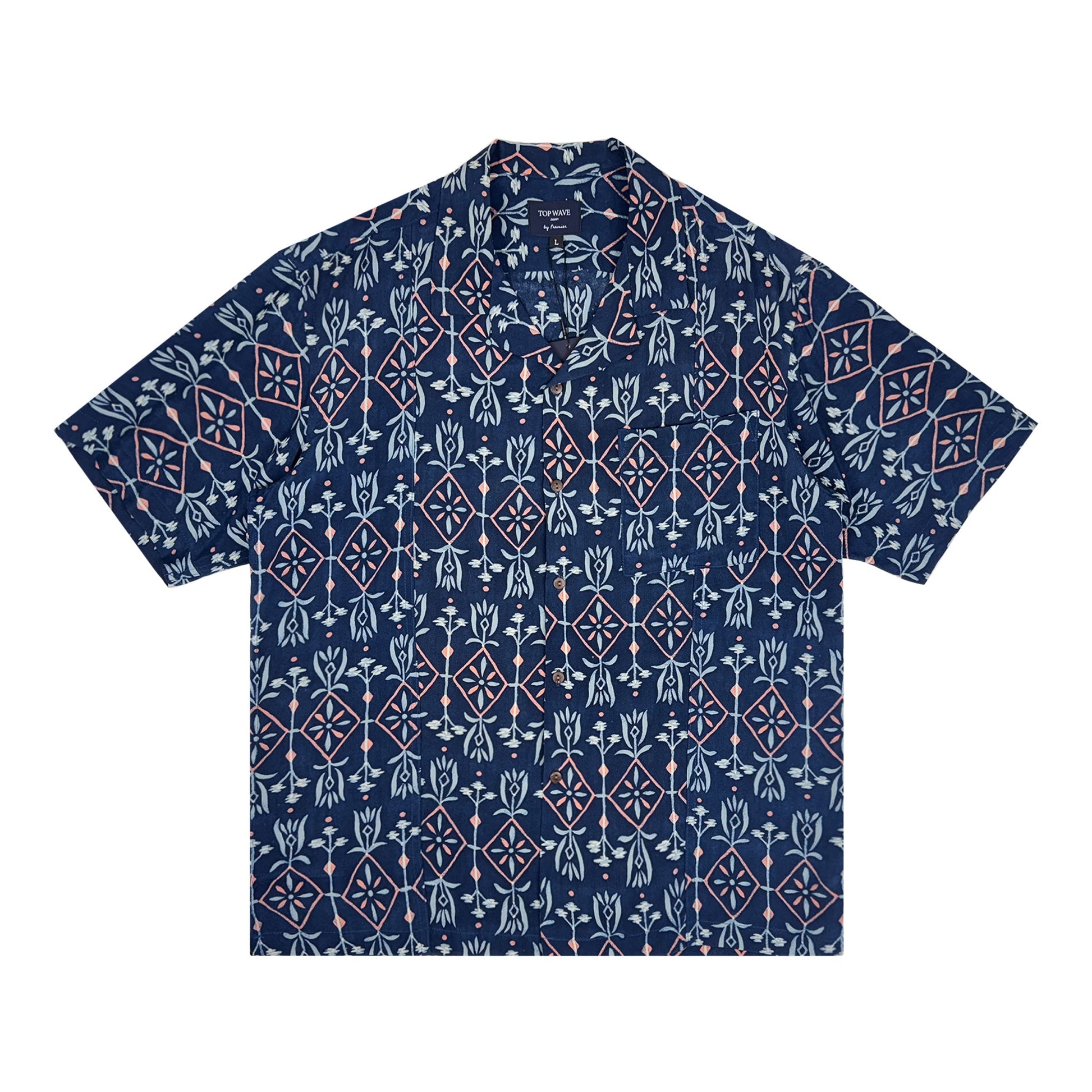 着物アロハシャツ メンズ L AHVN-L373-1