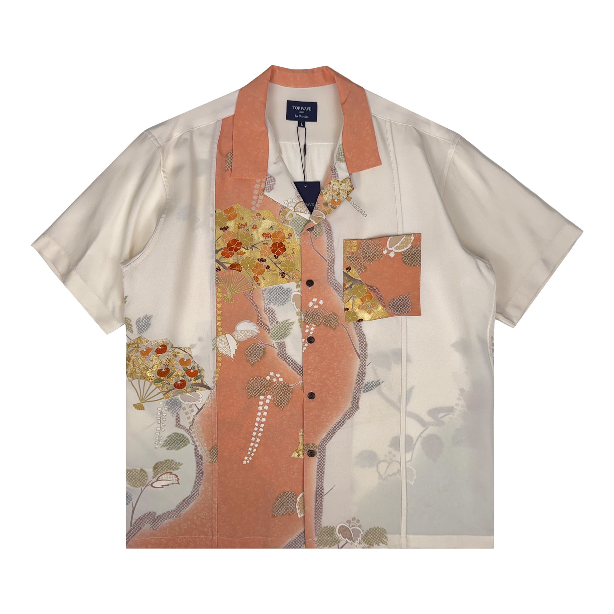 着物アロハシャツ メンズ L AHVN-L374-zoom-1