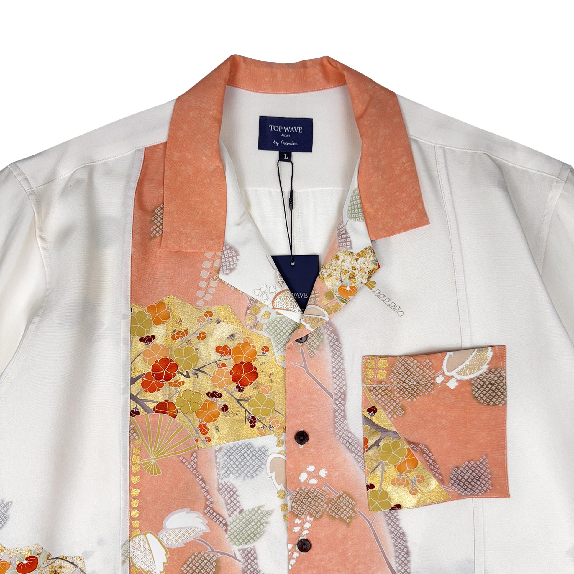 着物アロハシャツ メンズ L AHVN-L374-3