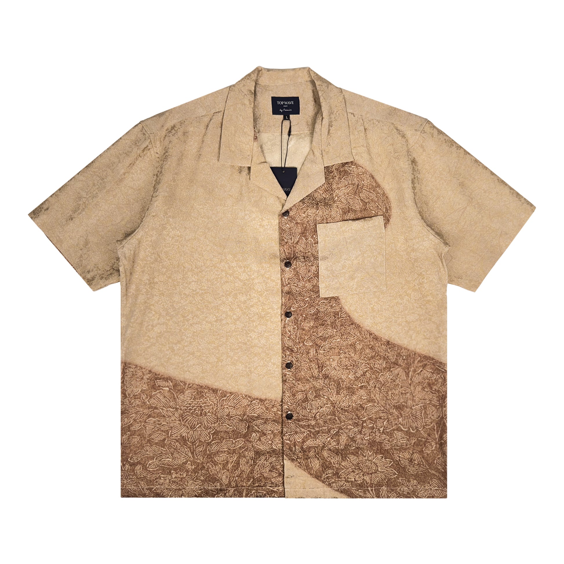着物アロハシャツ メンズ L AHVN-L376-1