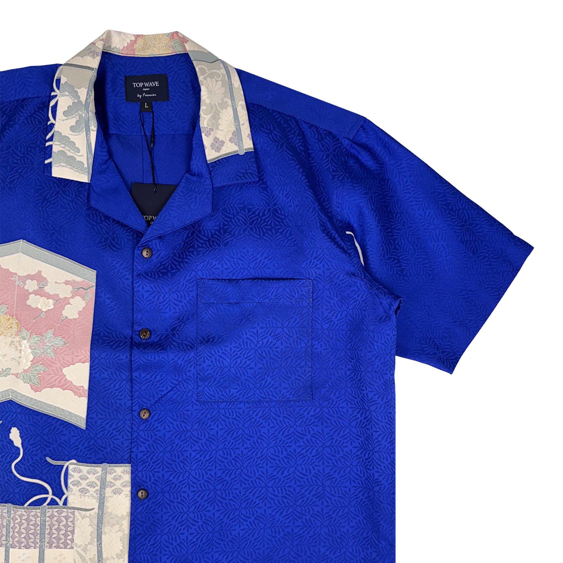 着物アロハシャツ メンズ L AHVN-L378-4