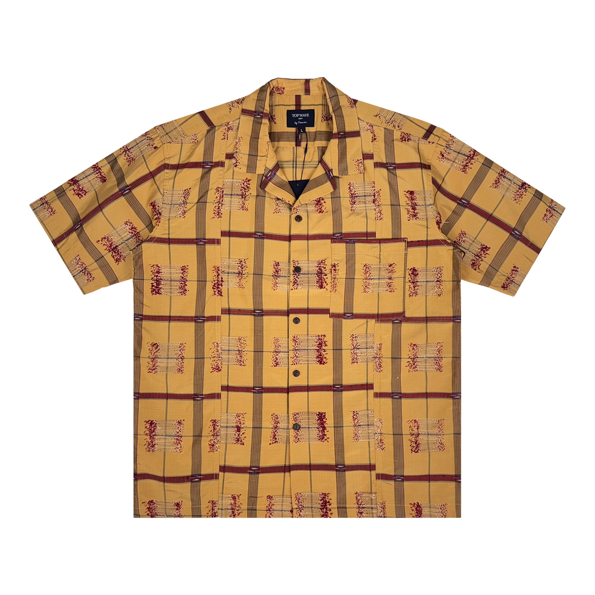 着物アロハシャツ メンズ L AHVN-L381