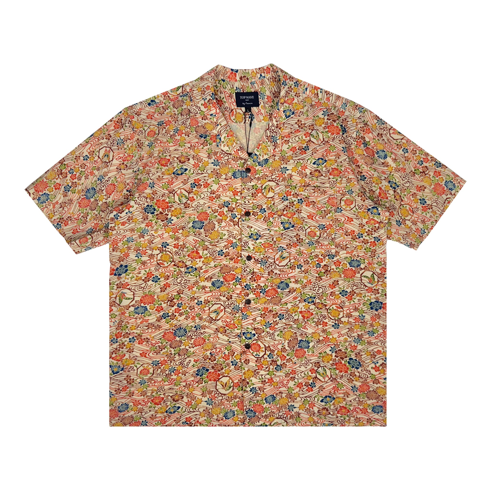 着物アロハシャツ メンズ L AHVN-L383-zoom-1