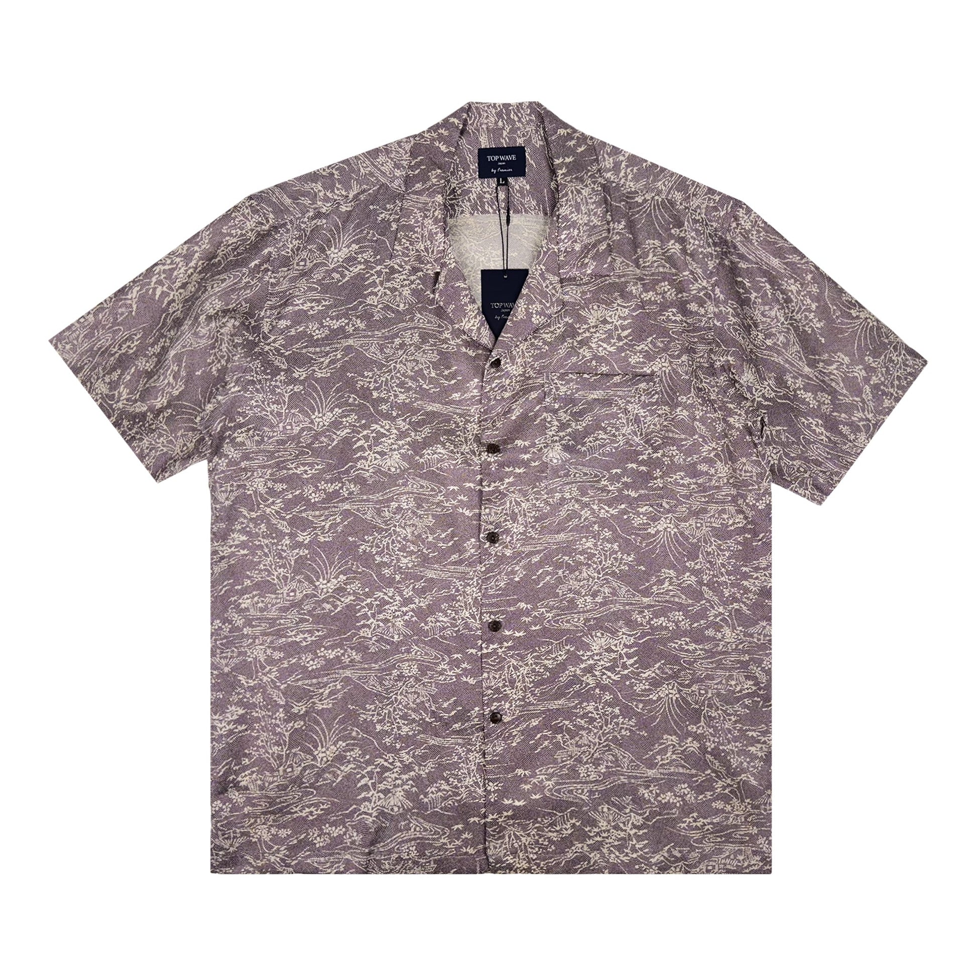 着物アロハシャツ メンズ L AHVN-L384-1