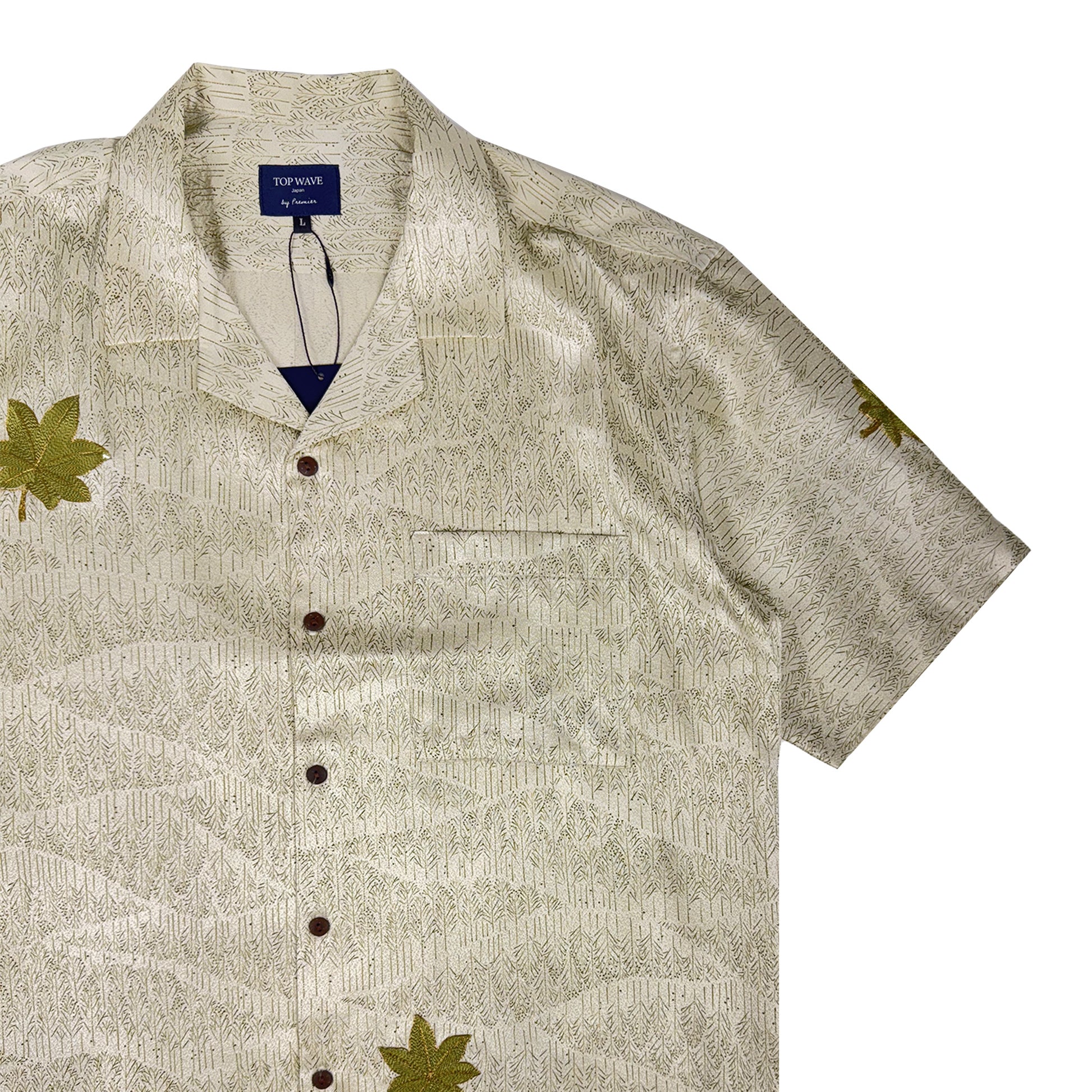 着物アロハシャツ メンズ L AHVN-L386-4