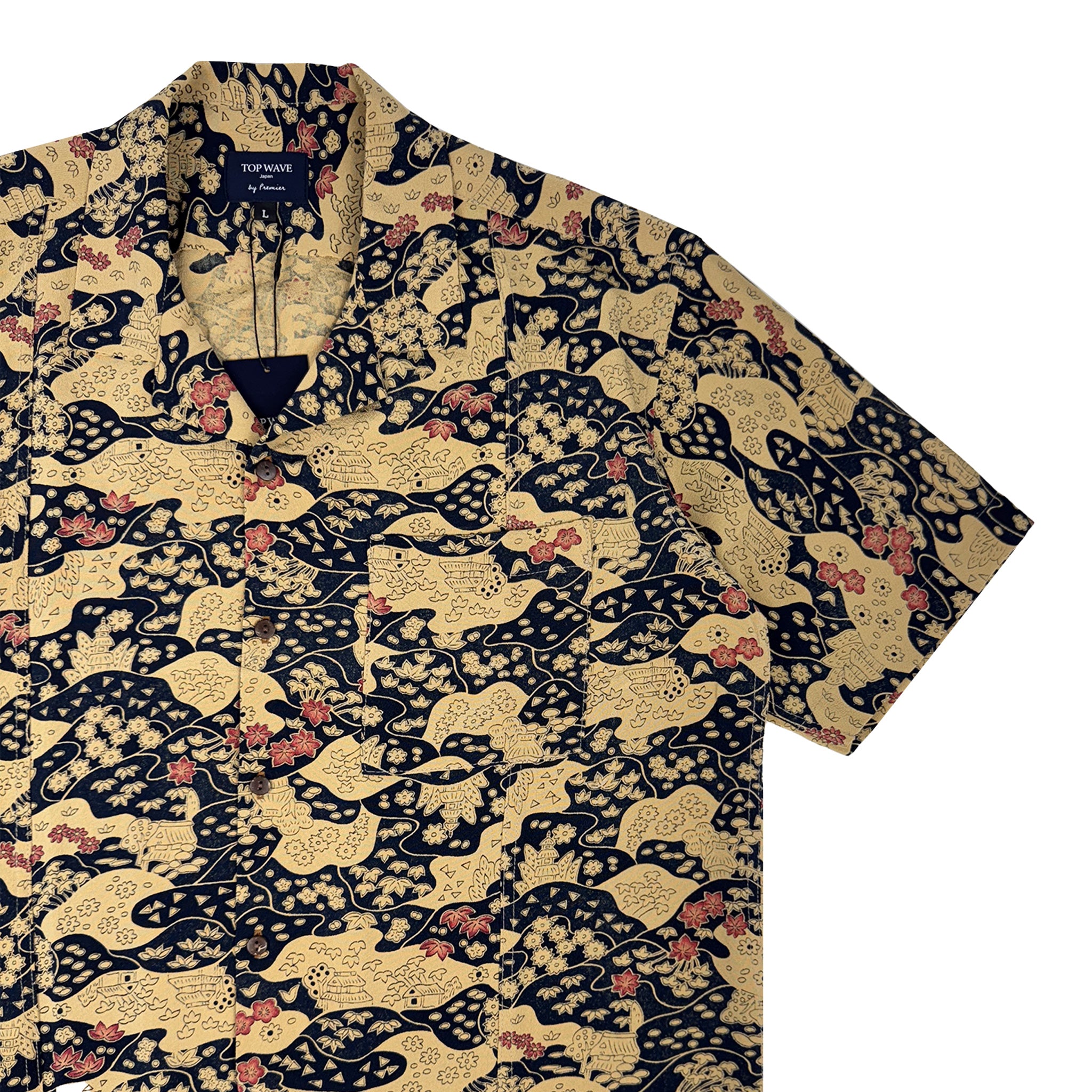 着物アロハシャツ メンズ L AHVN-L388-zoom-4