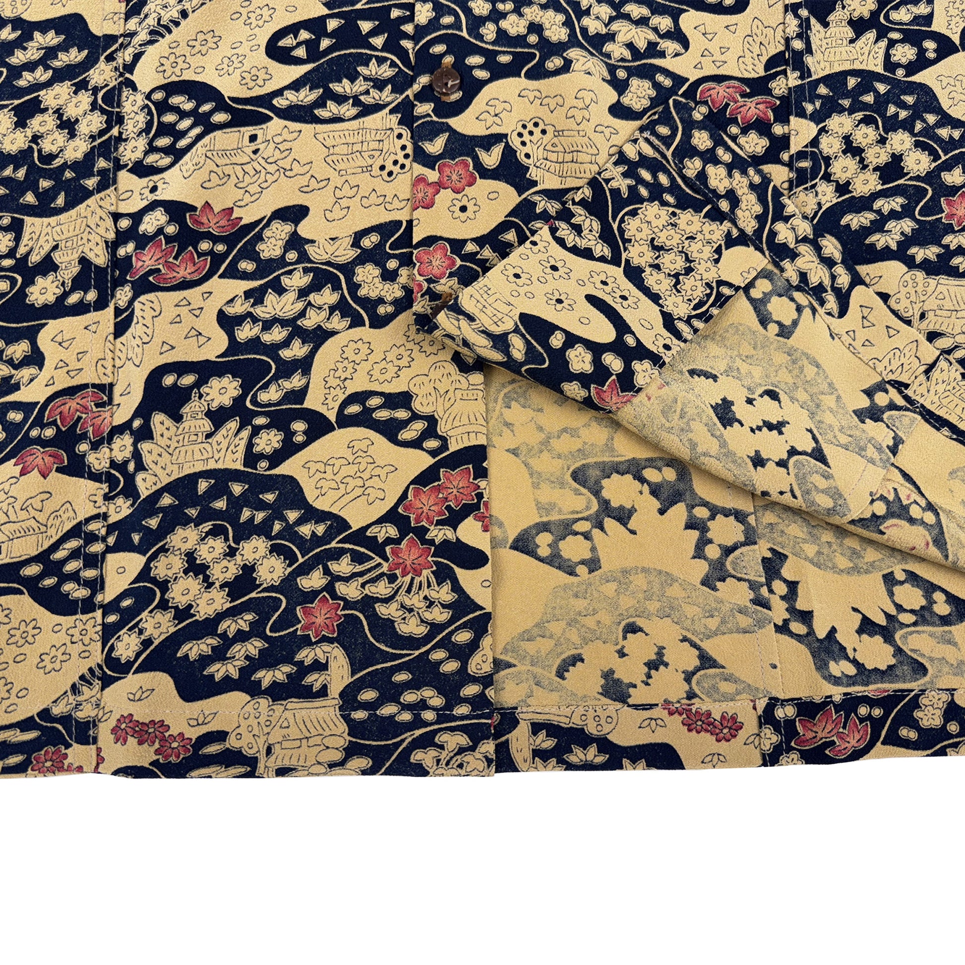 着物アロハシャツ メンズ L AHVN-L388-5