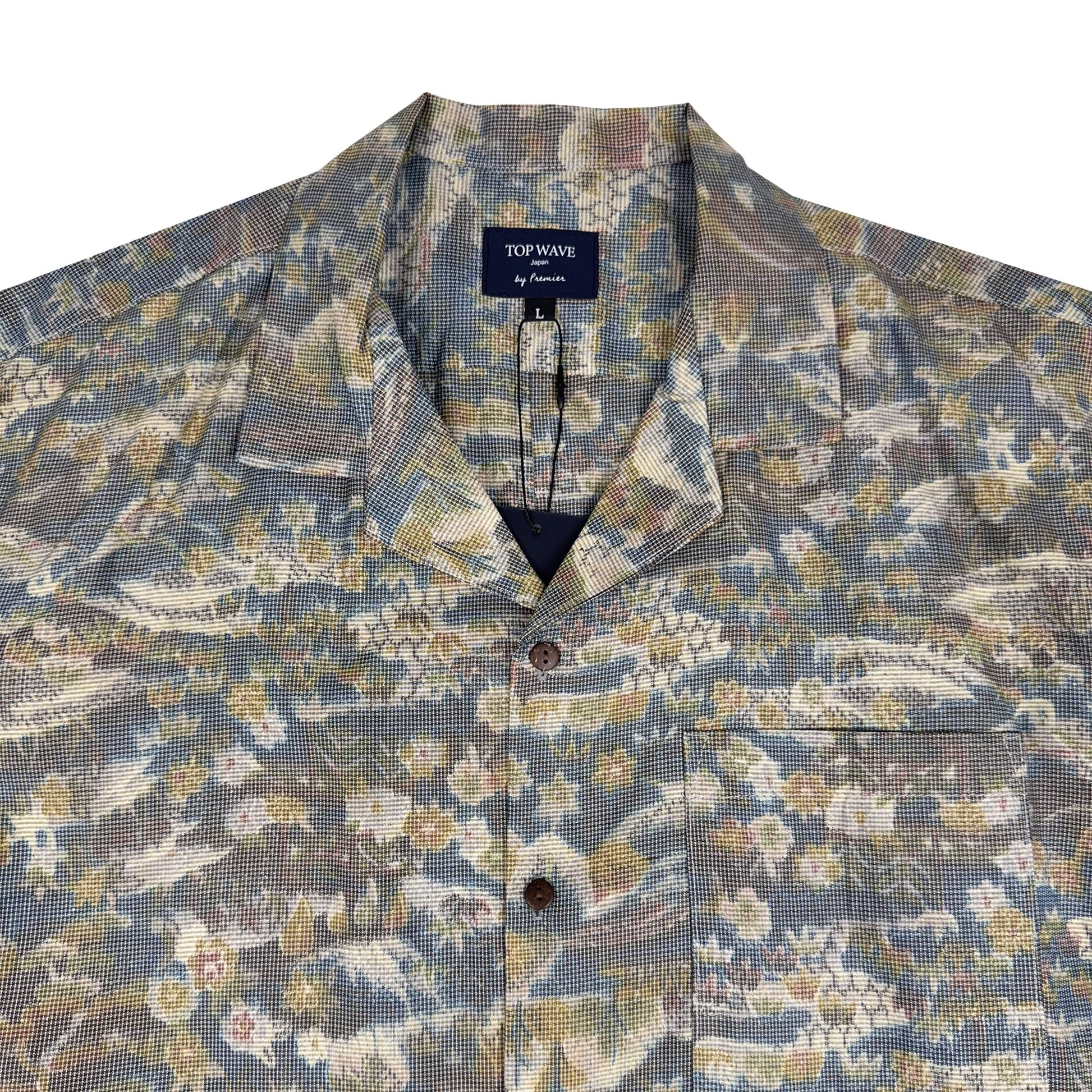 着物アロハシャツ メンズ L AHVN-L390-3