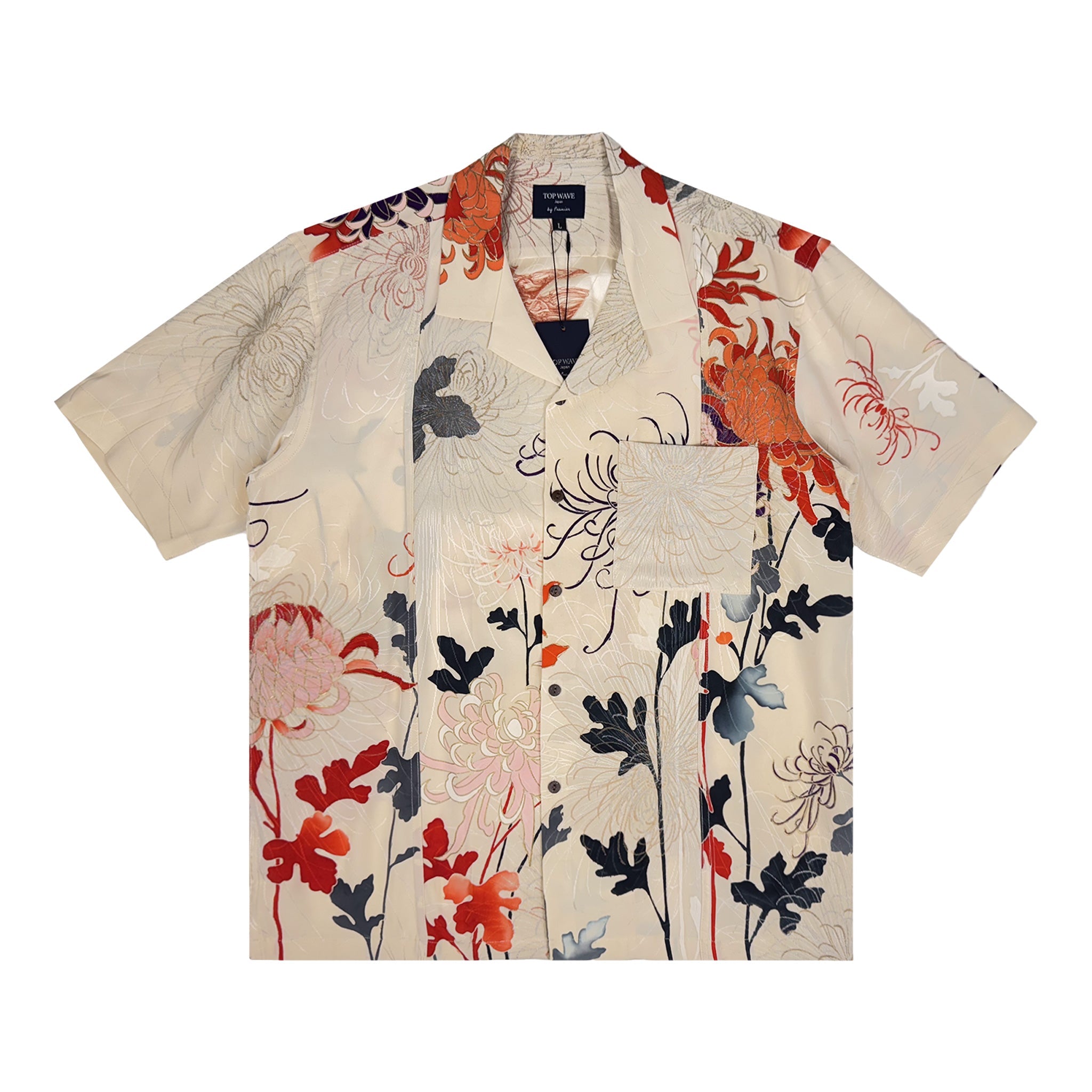 着物アロハシャツ メンズ L AHVN-L393-zoom-1