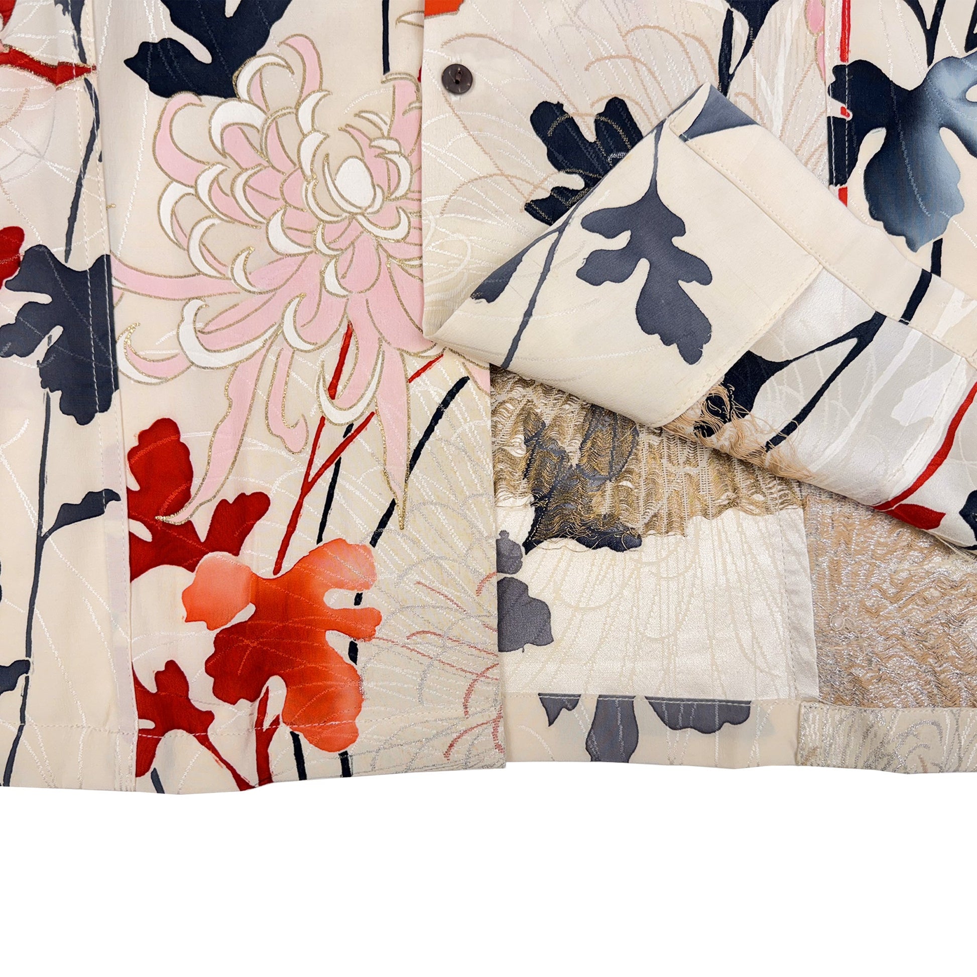 着物アロハシャツ メンズ L AHVN-L393-5