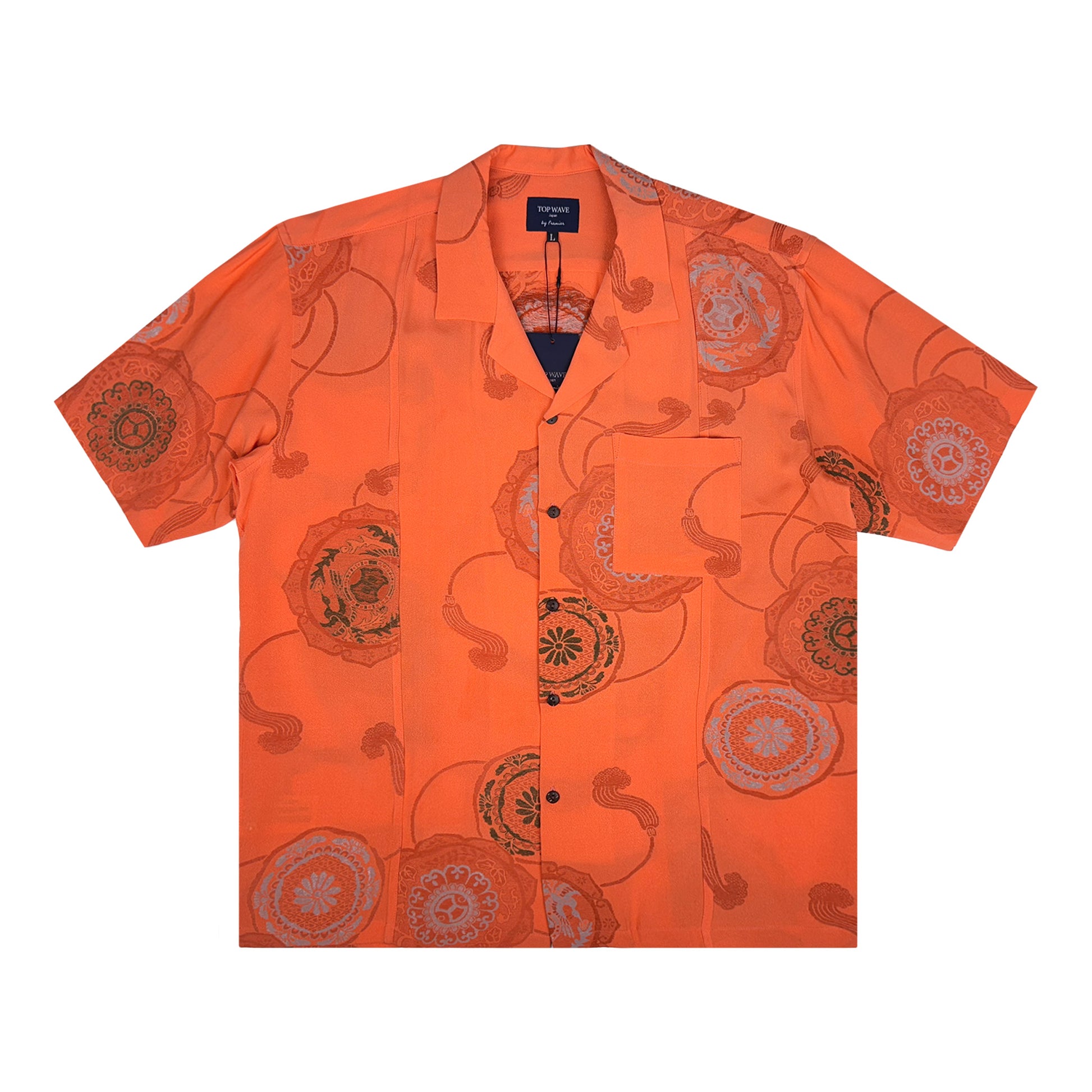 着物アロハシャツ メンズ L AHVN-L394-1