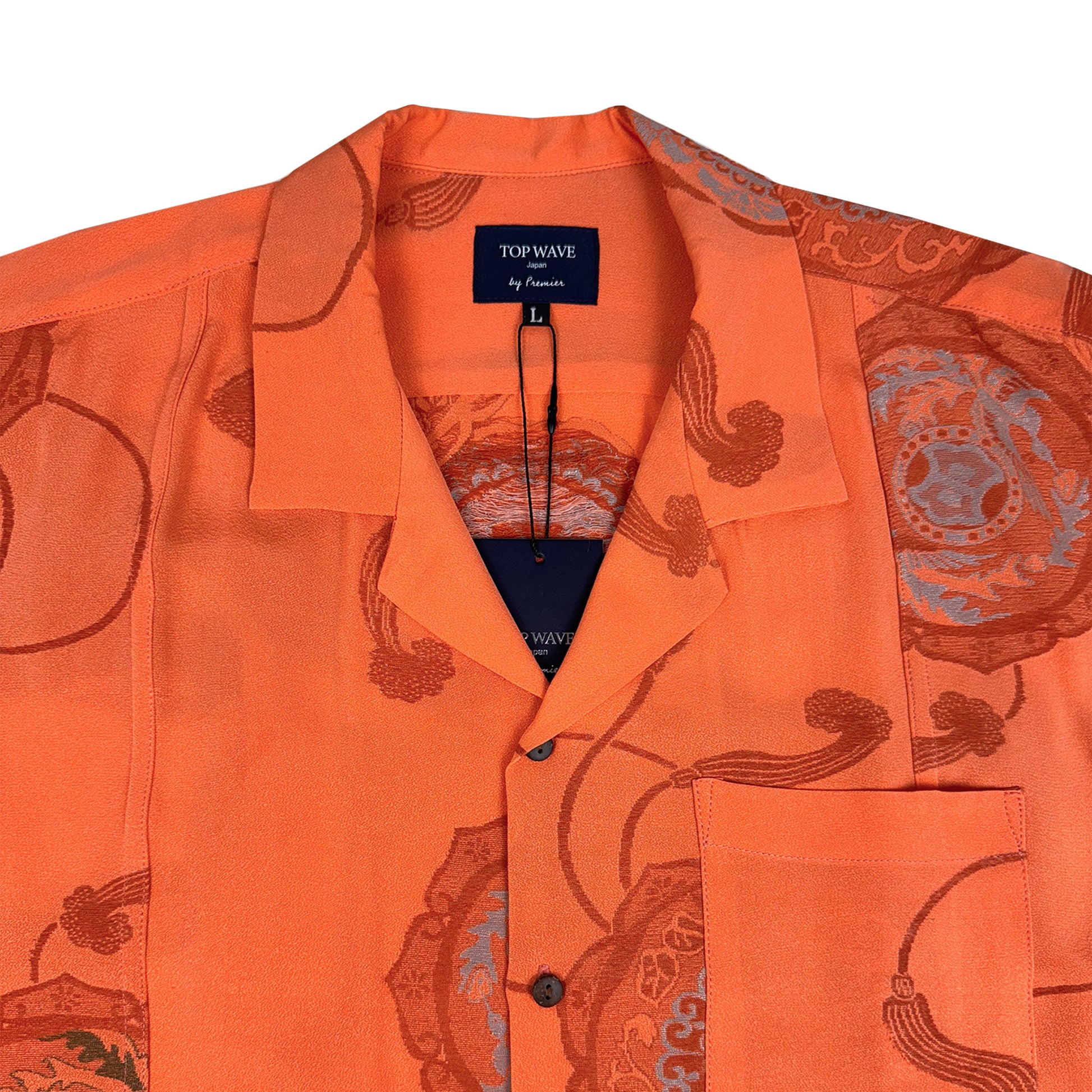 着物アロハシャツ メンズ L AHVN-L394-3