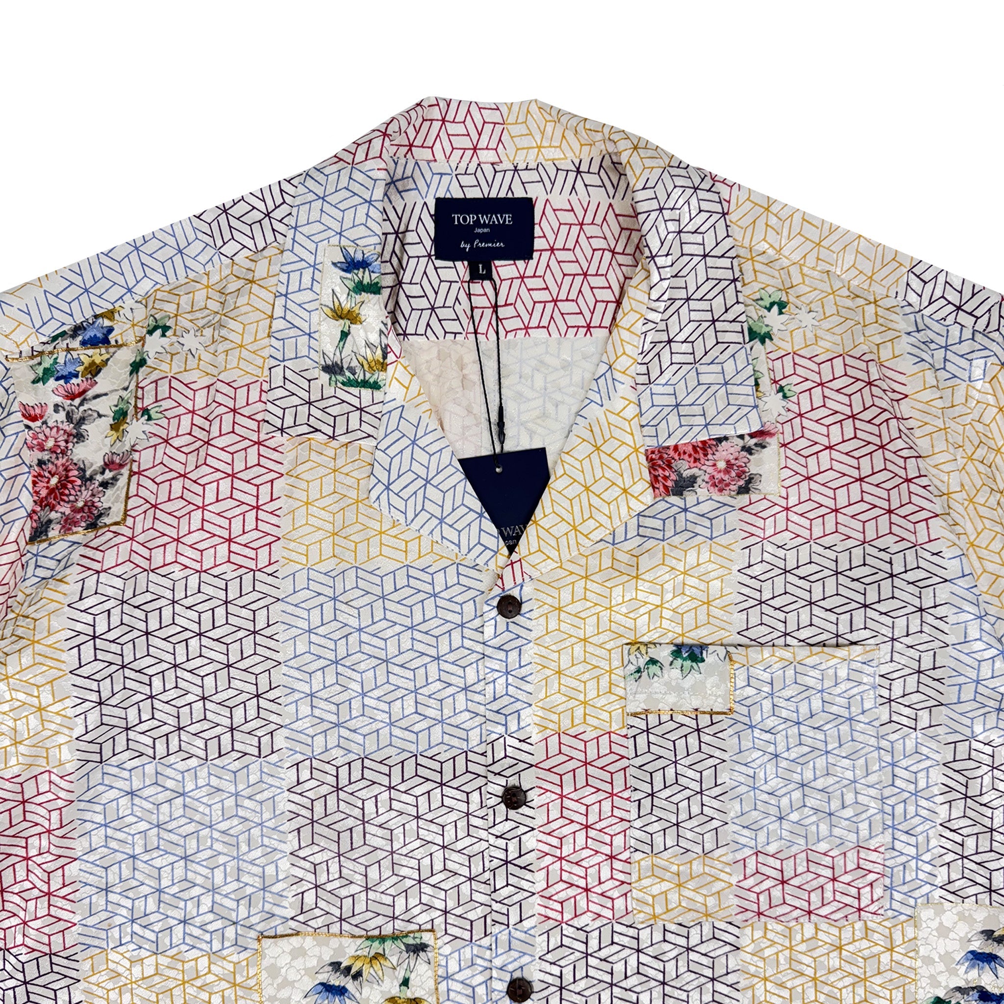 着物アロハシャツ メンズ L AHVN-L397-zoom-3