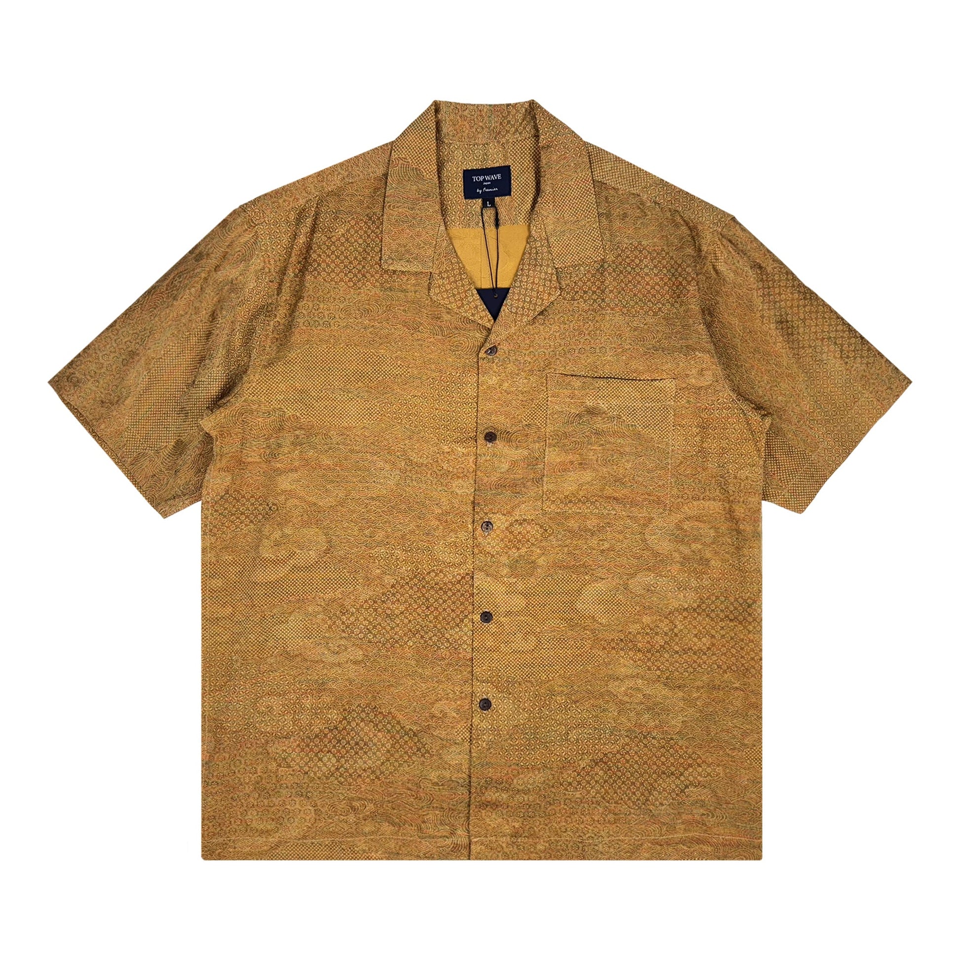 着物アロハシャツ メンズ L AHVN-L398-1