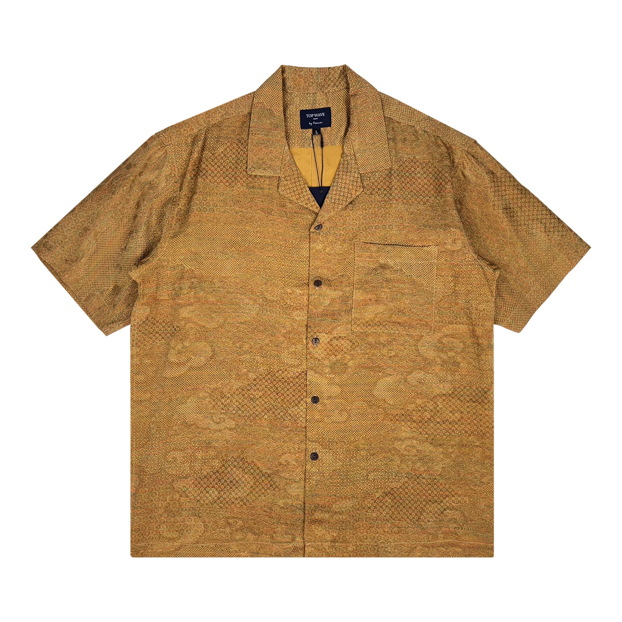 着物アロハシャツ メンズ L AHVN-L398-zoom-1