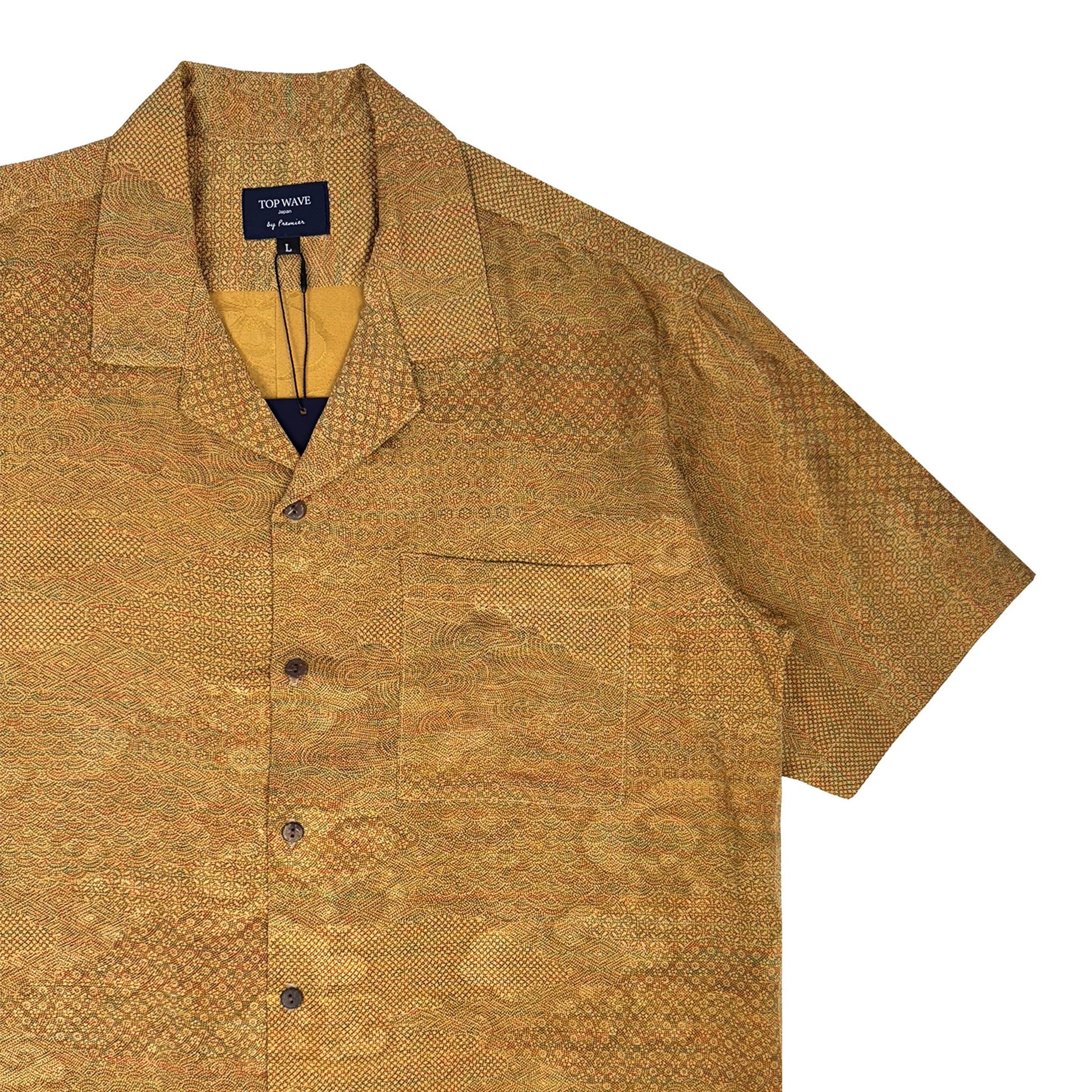 着物アロハシャツ メンズ L AHVN-L398-4