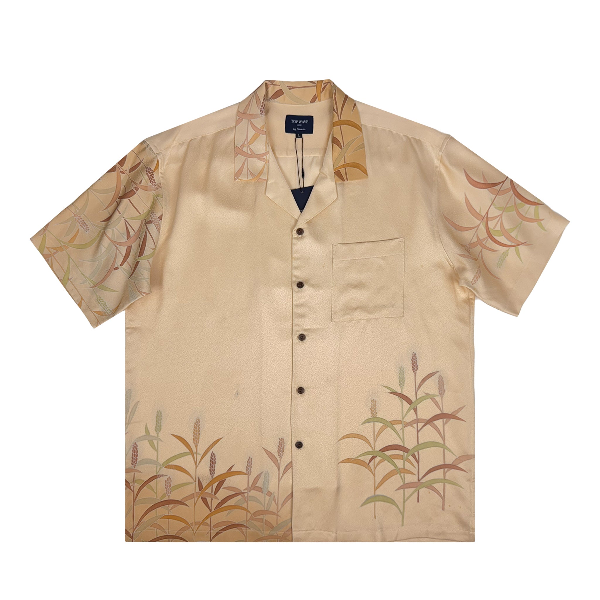 着物アロハシャツ メンズ L AHVN-L400