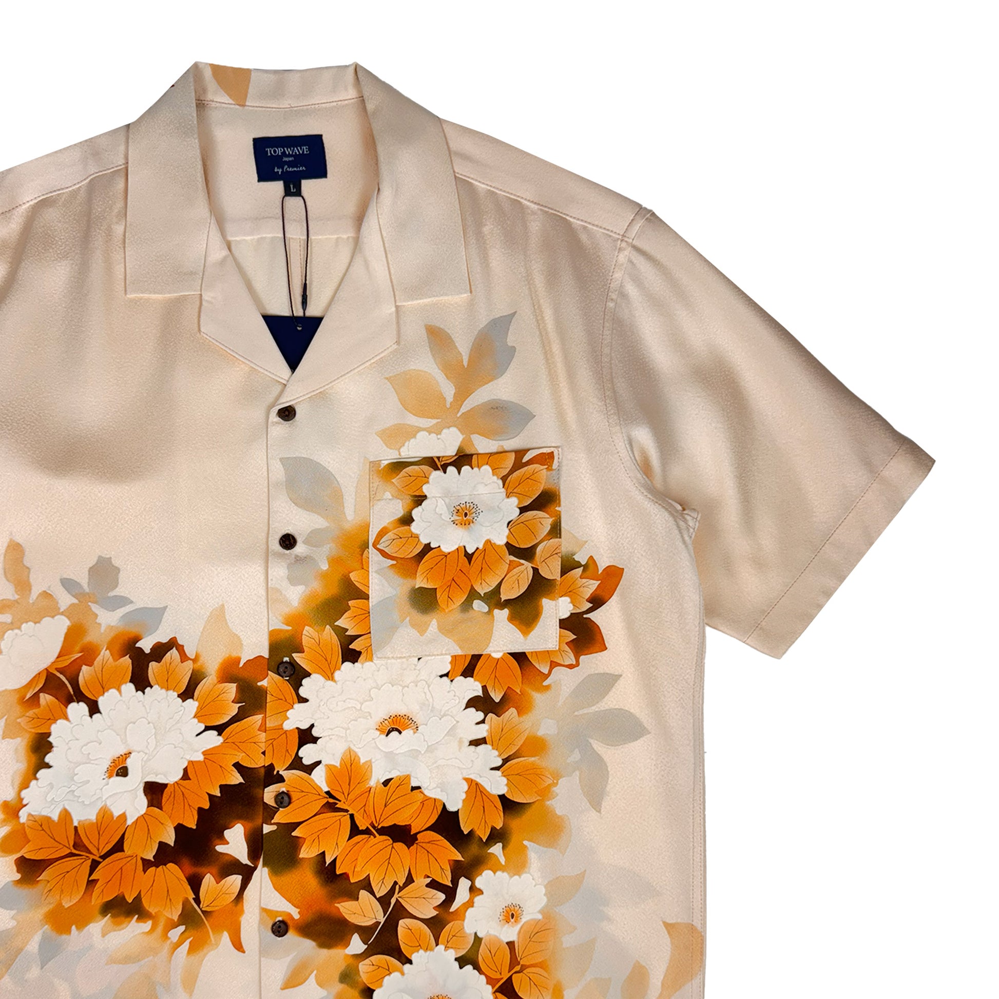 着物アロハシャツ メンズ L AHVN-L402-4